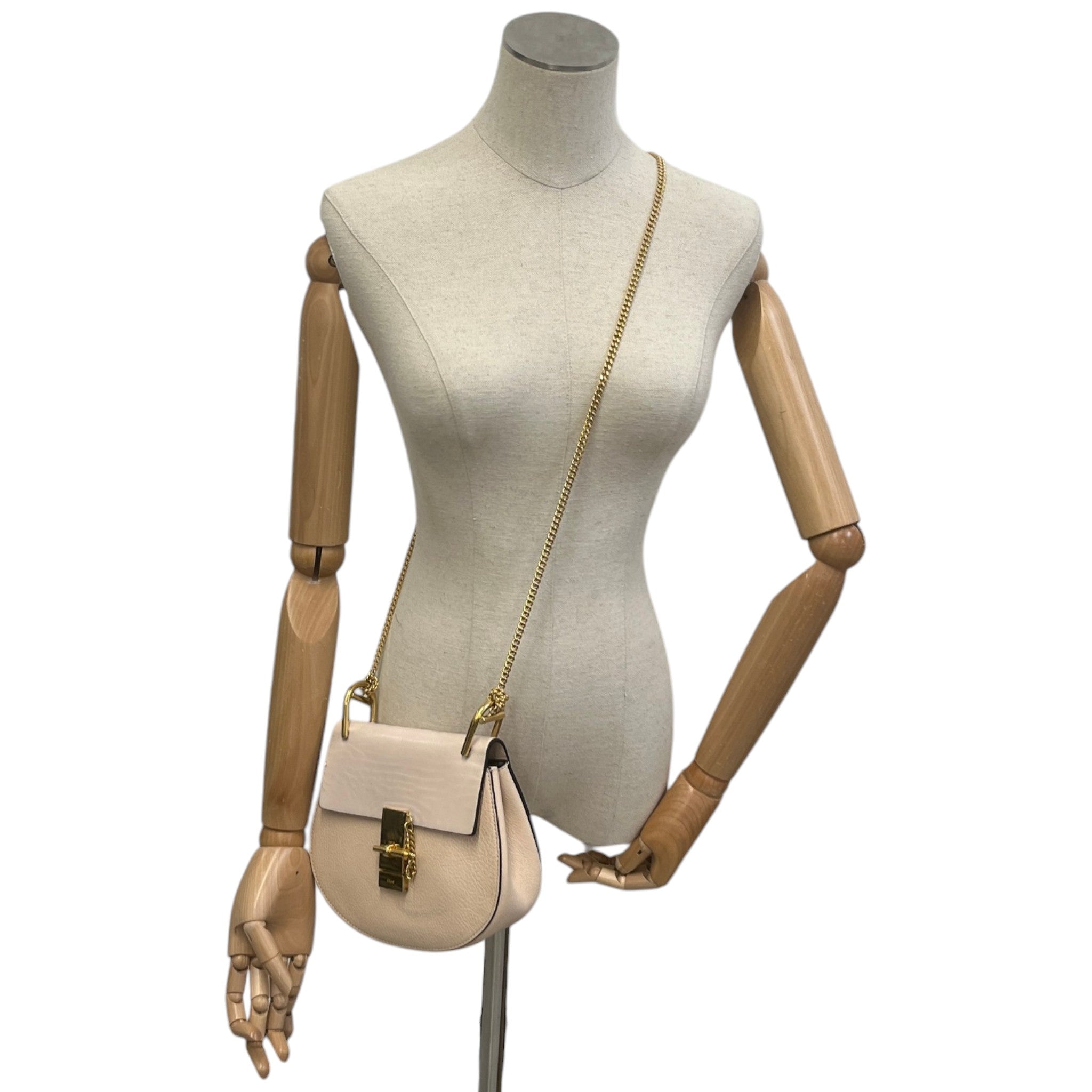 Women's Small Drew Bag Beige