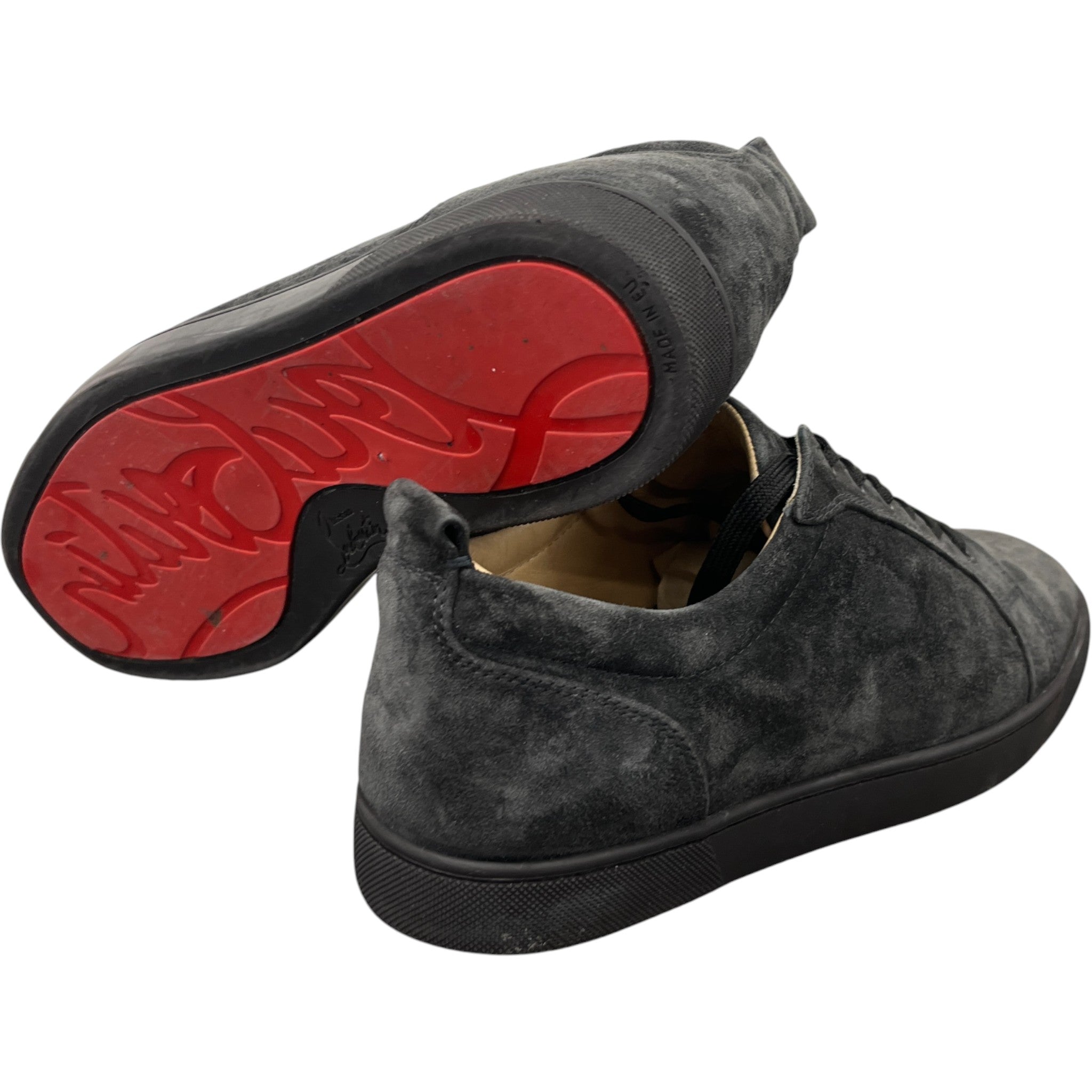 Men's Louis Junior Low Trainers Grey Size EU 42.5 / UK 8.5