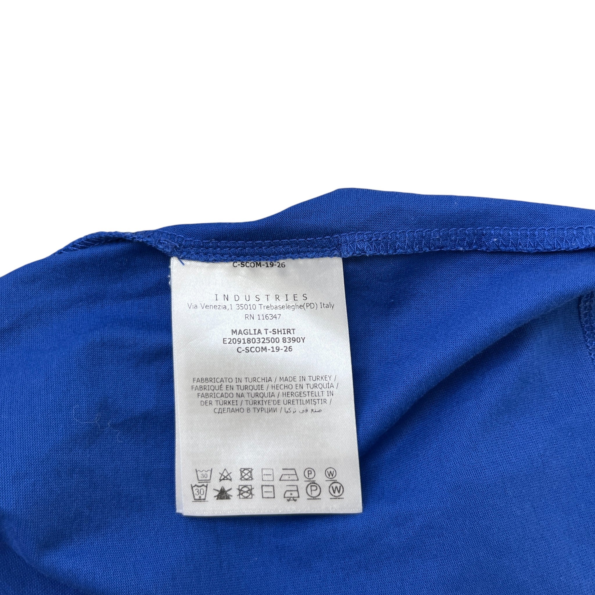 Men's Maglia T-Shirt Blue Size S