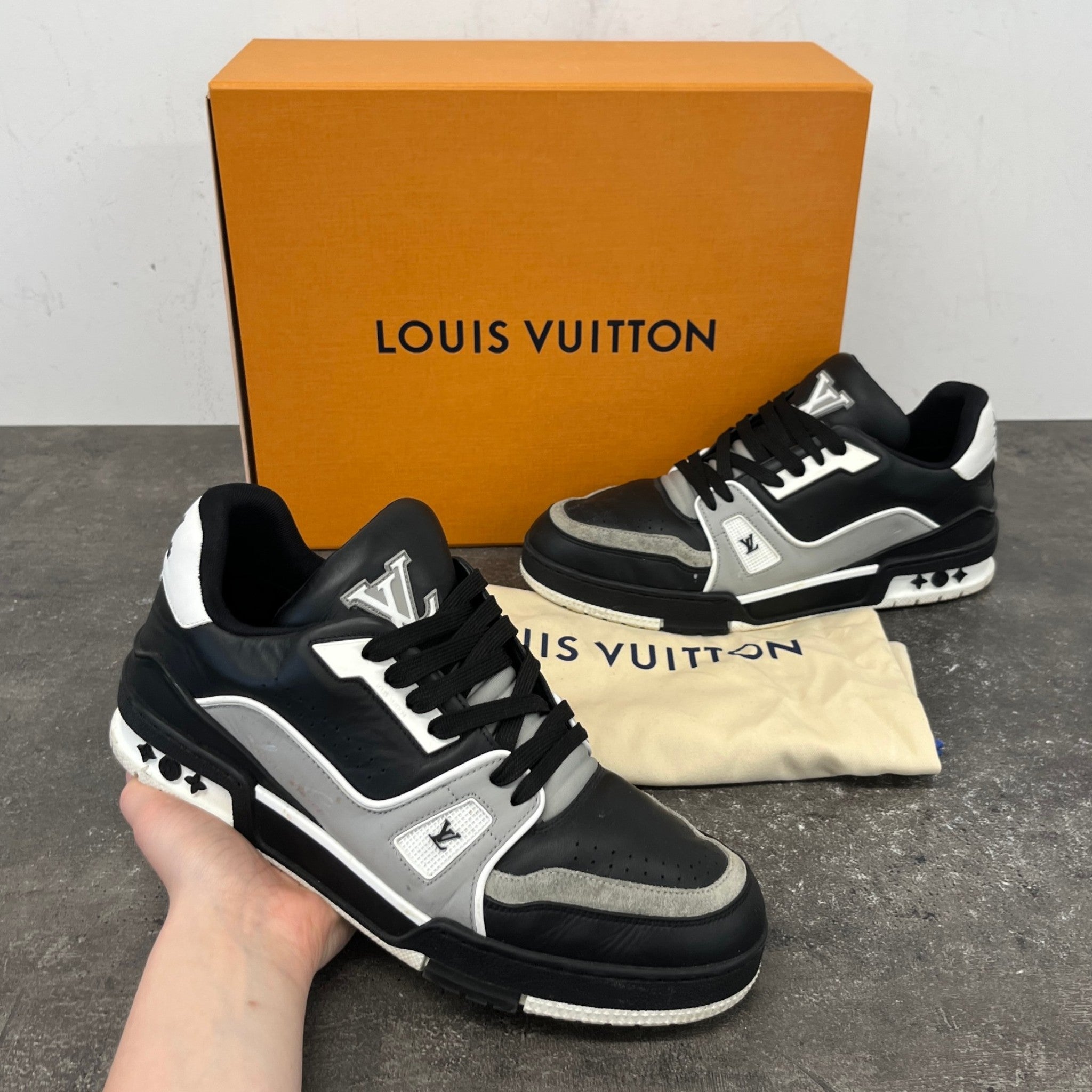 Men's Lv Low Trainers Black Size EU 41 / UK 7