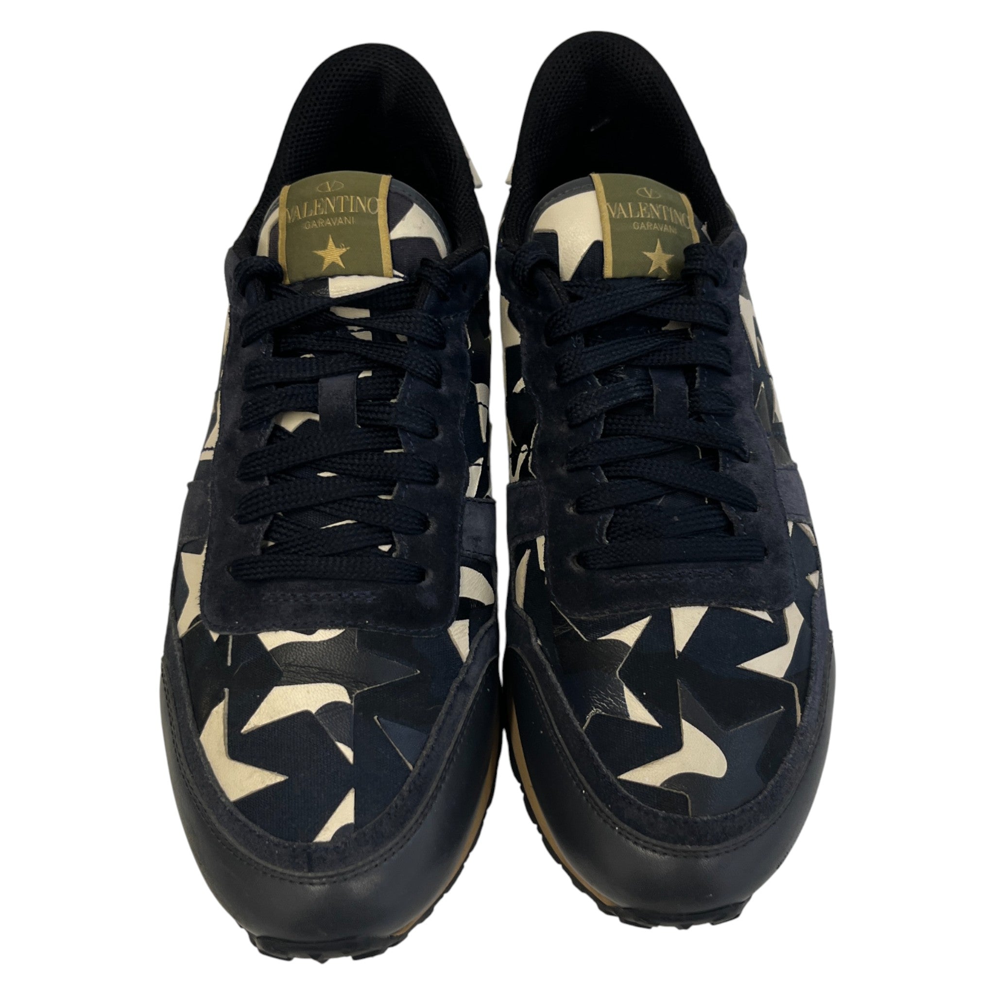 Men's Rockrunner Star Low Trainers Navy Size EU 42 / UK 8