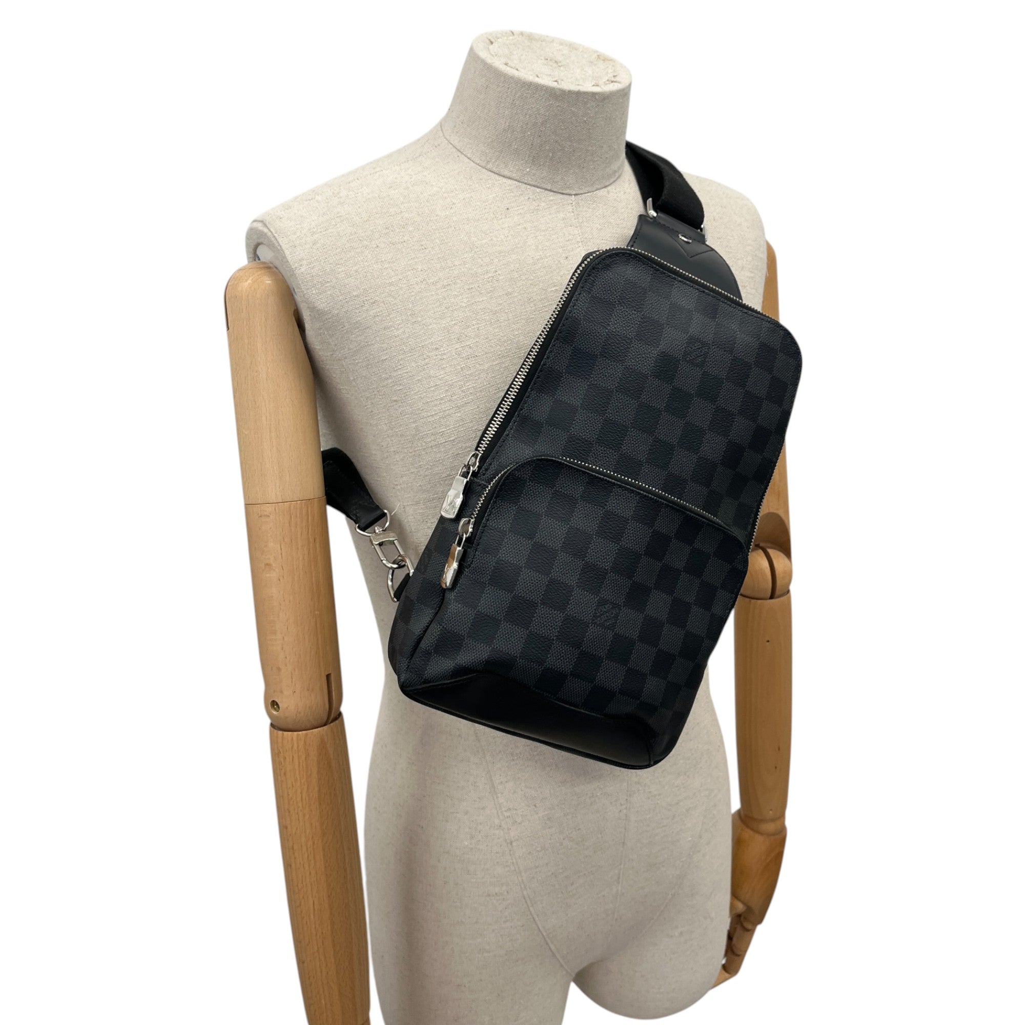 Men's Damier Graphite Avenue Sling N41719 Bag Black