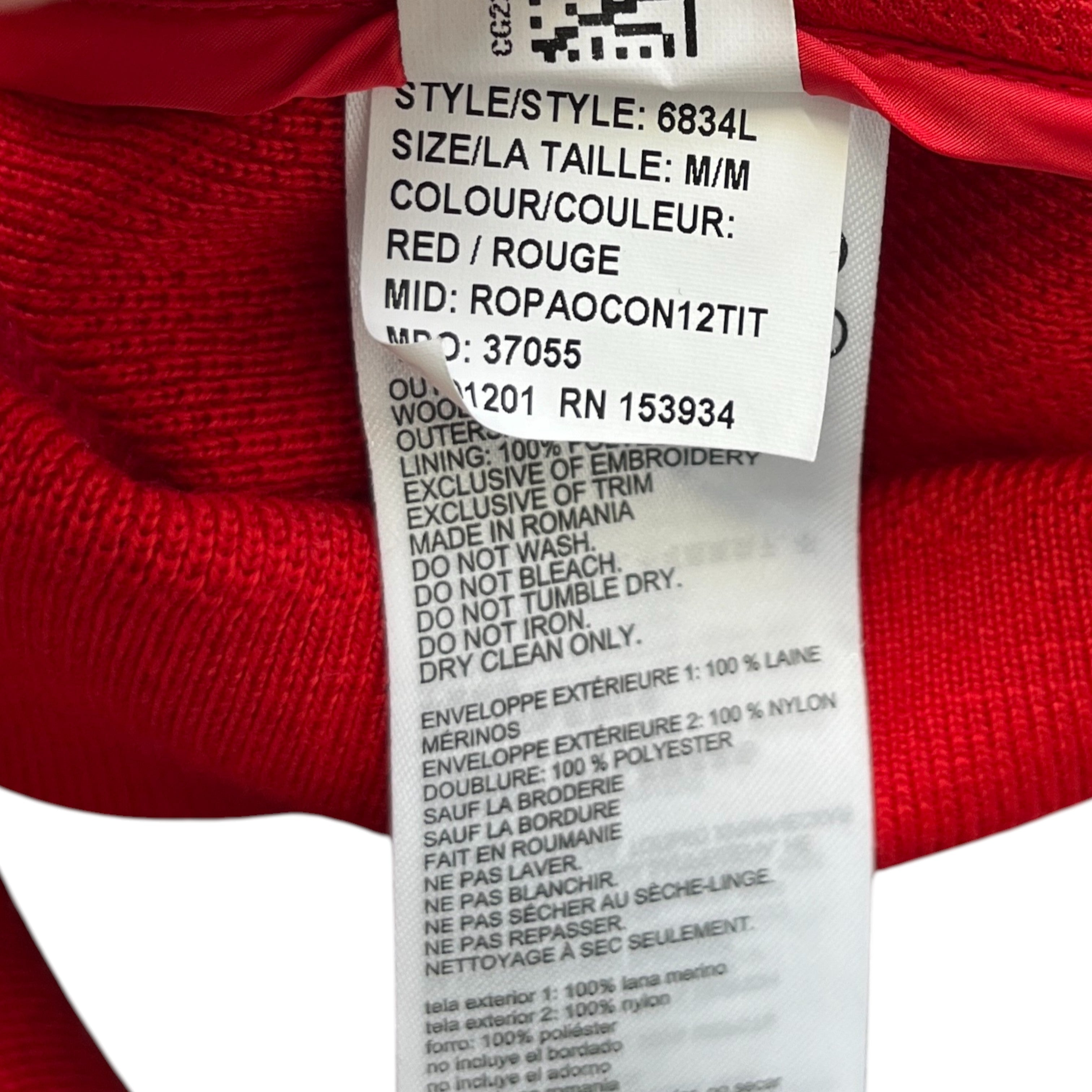 Women's Windbridge Jacket Red Size M