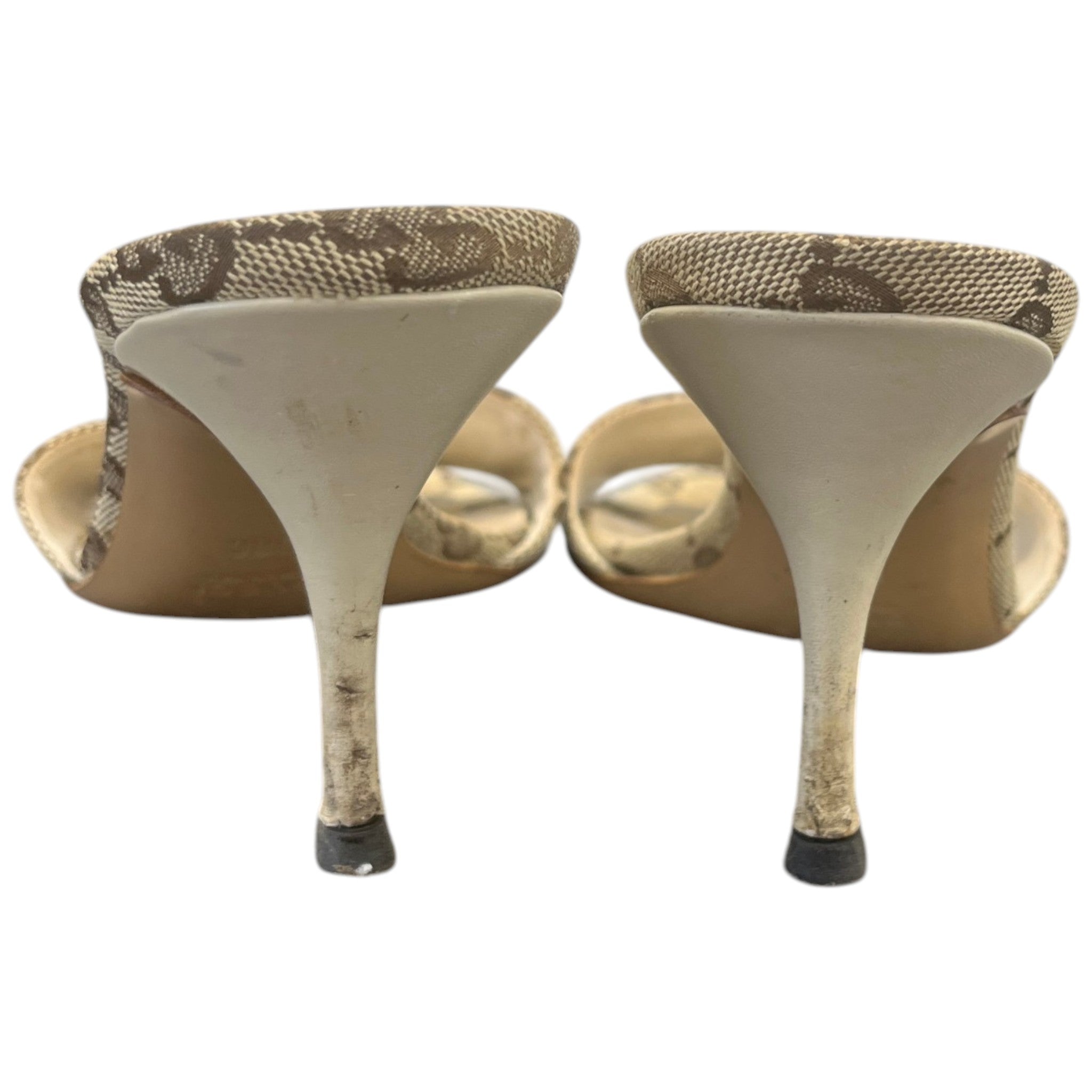 Women's Gg Supreme Heels Beige Size EU 38 / UK 5