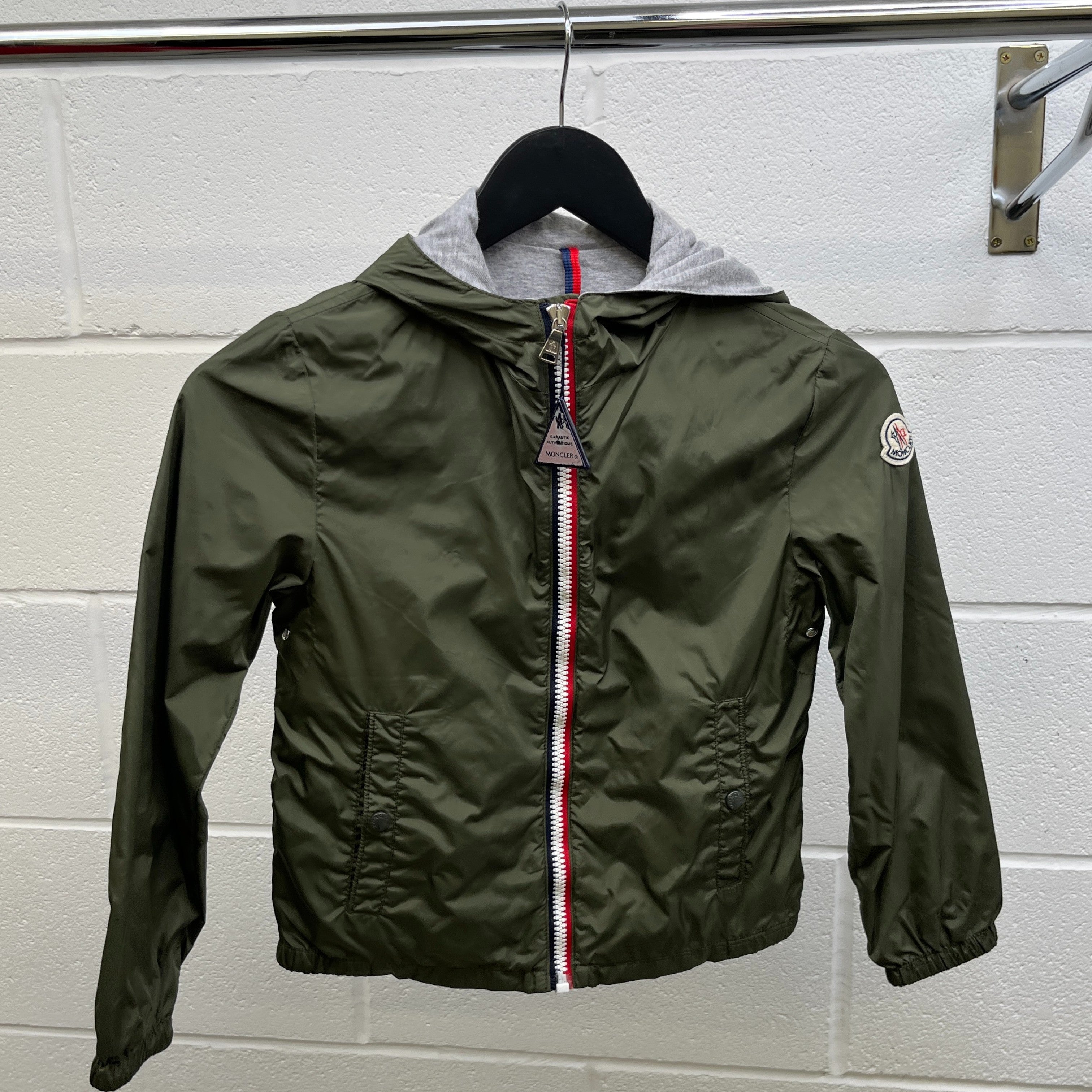 Men's New Urville Boys Age 8 Windbreaker Khaki Size XXS