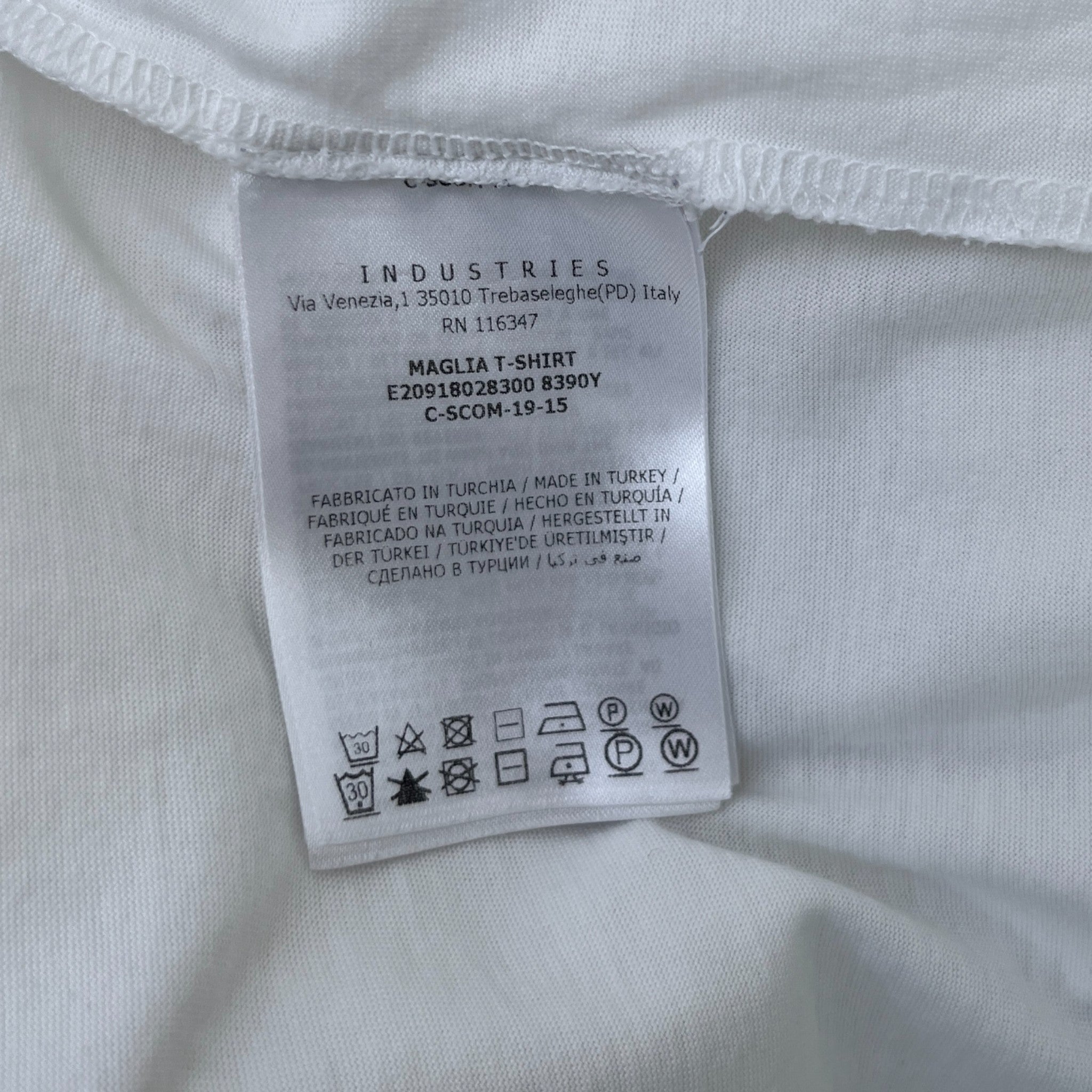 Men's Maglia T-Shirt White Size M