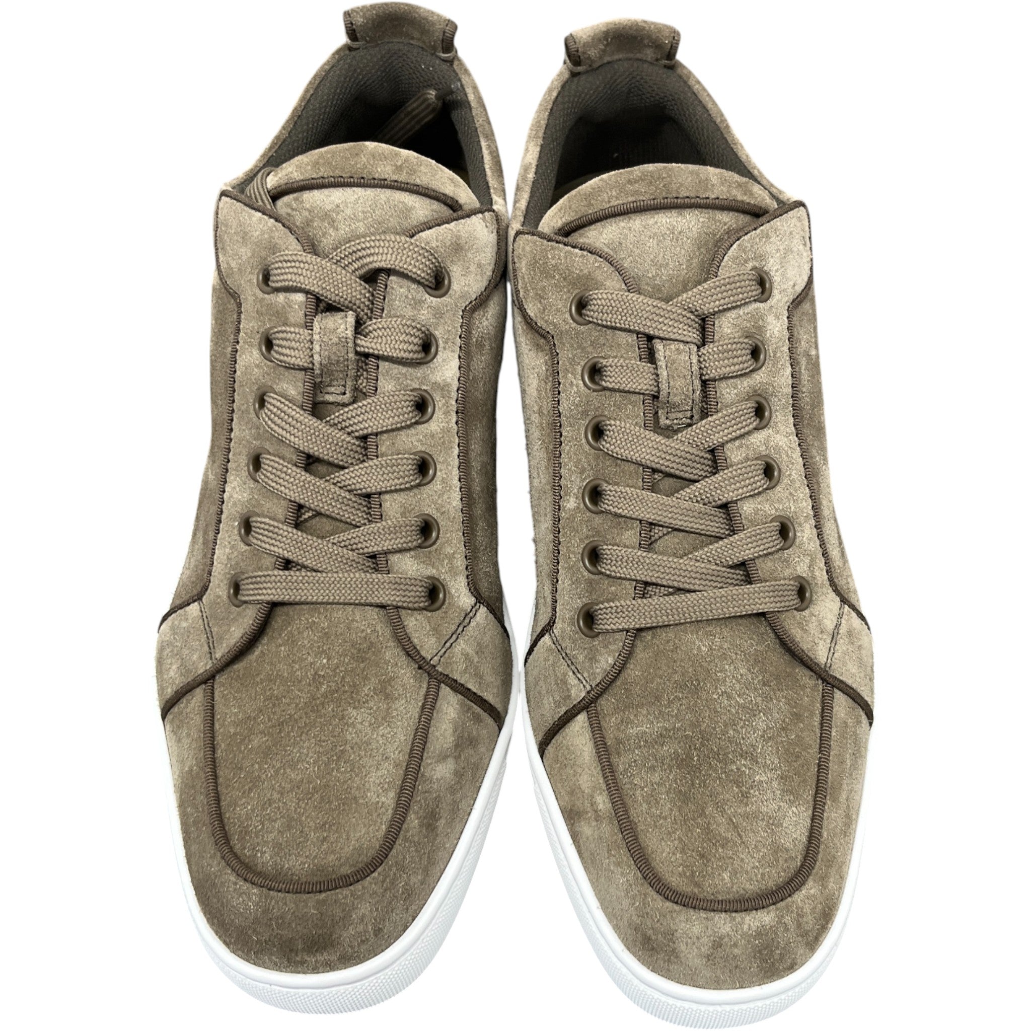 Men's Rantulow Orlato Flat Low Trainers Khaki Size EU 42.5 / UK 8.5