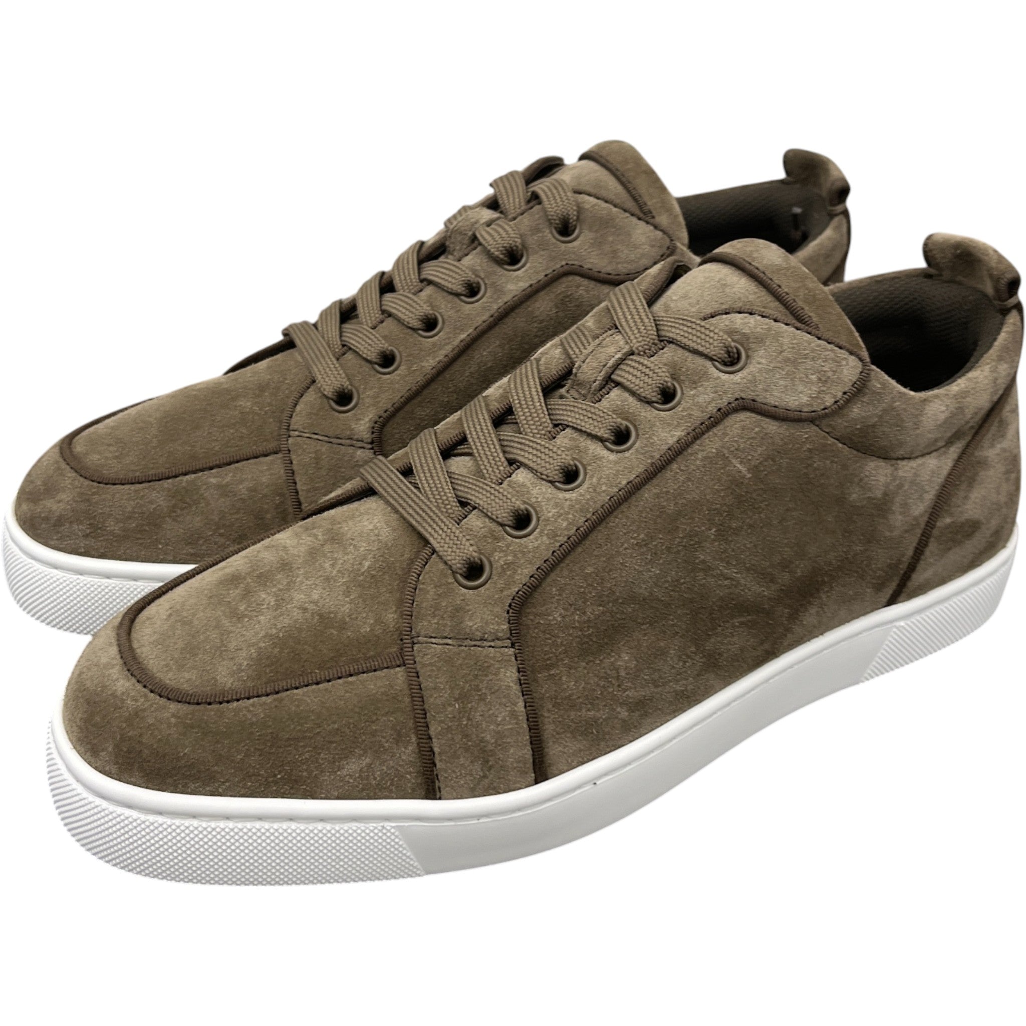 Men's Rantulow Orlato Flat Low Trainers Khaki Size EU 42.5 / UK 8.5