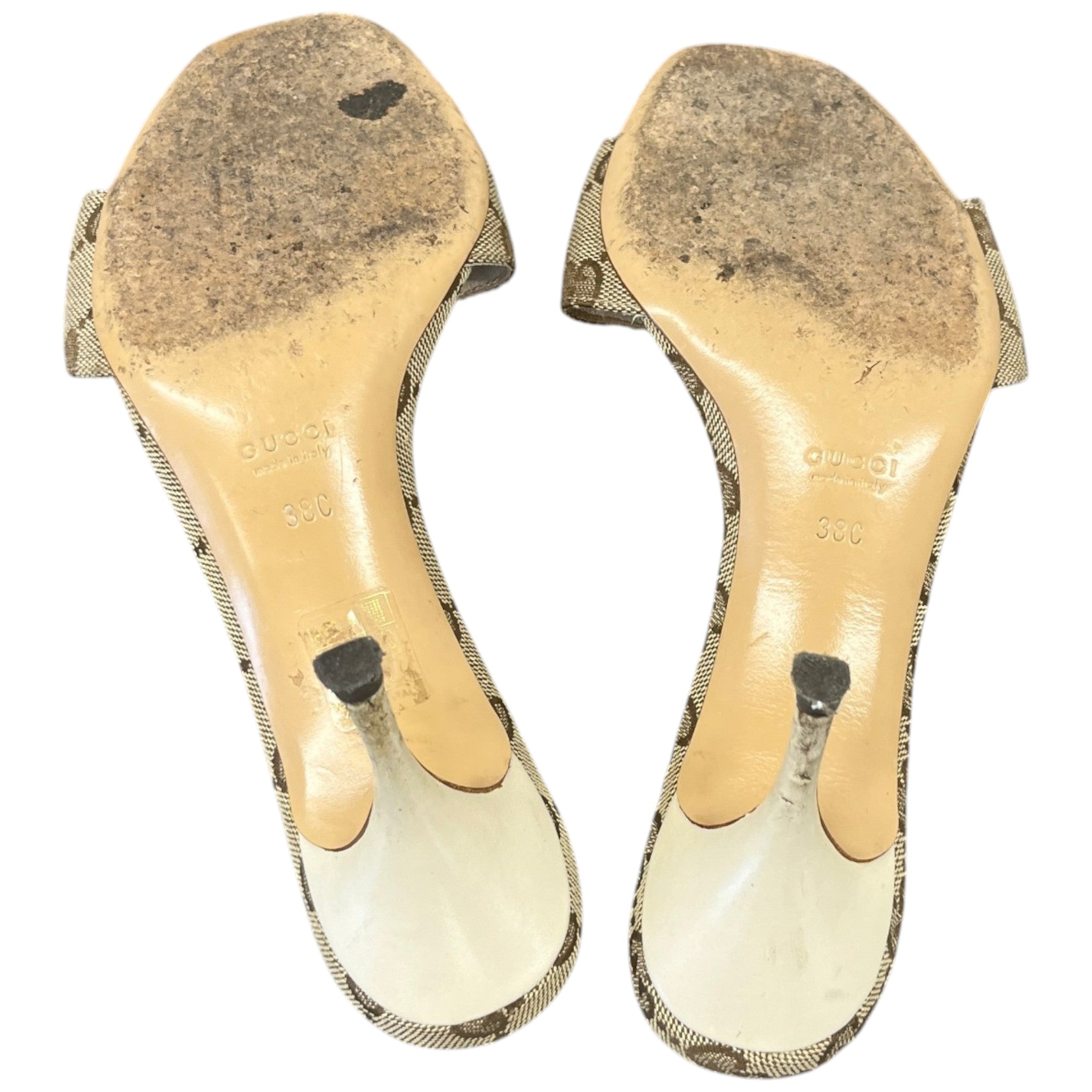 Women's Gg Supreme Heels Beige Size EU 38 / UK 5