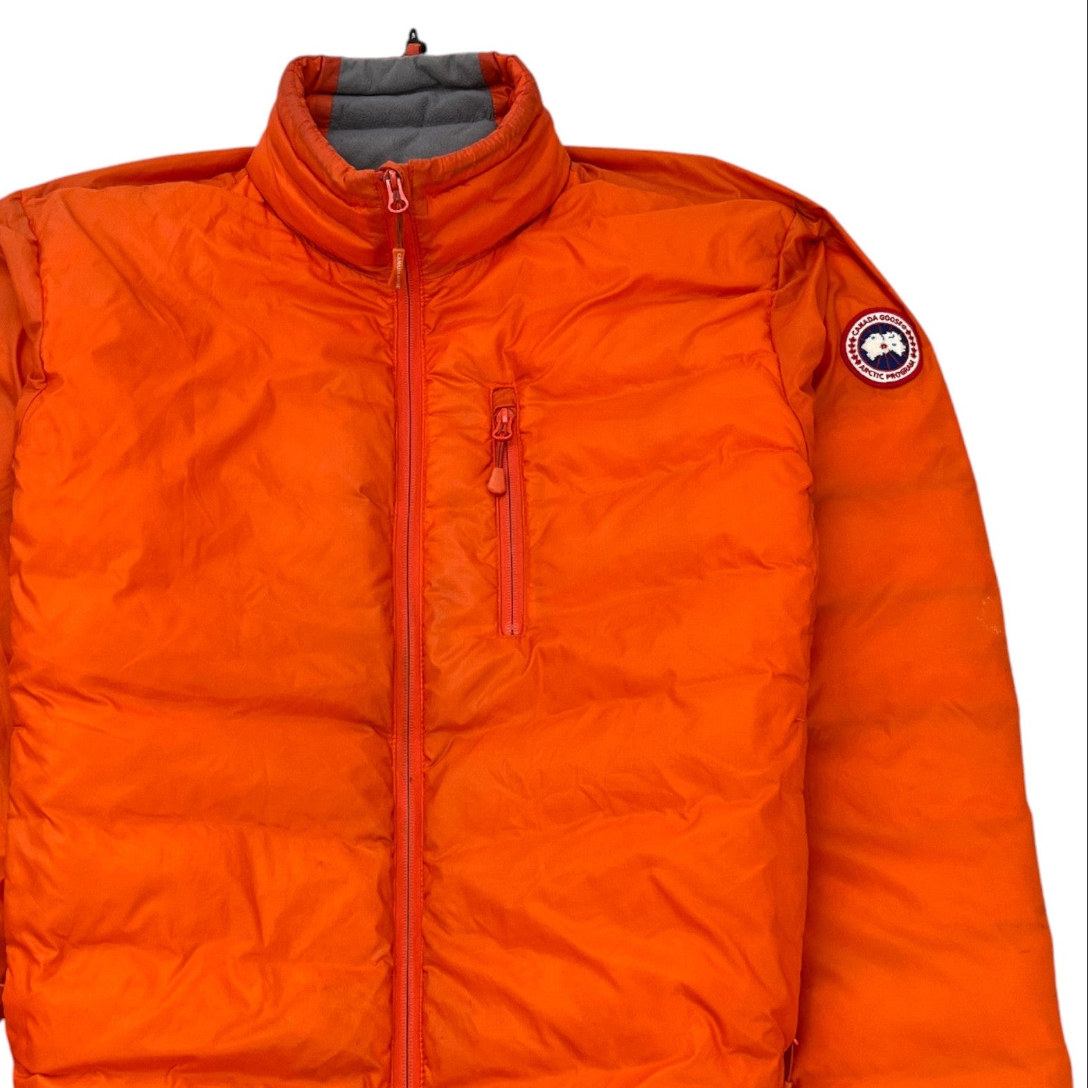 Men's Lodge Down Jacket Orange Size M