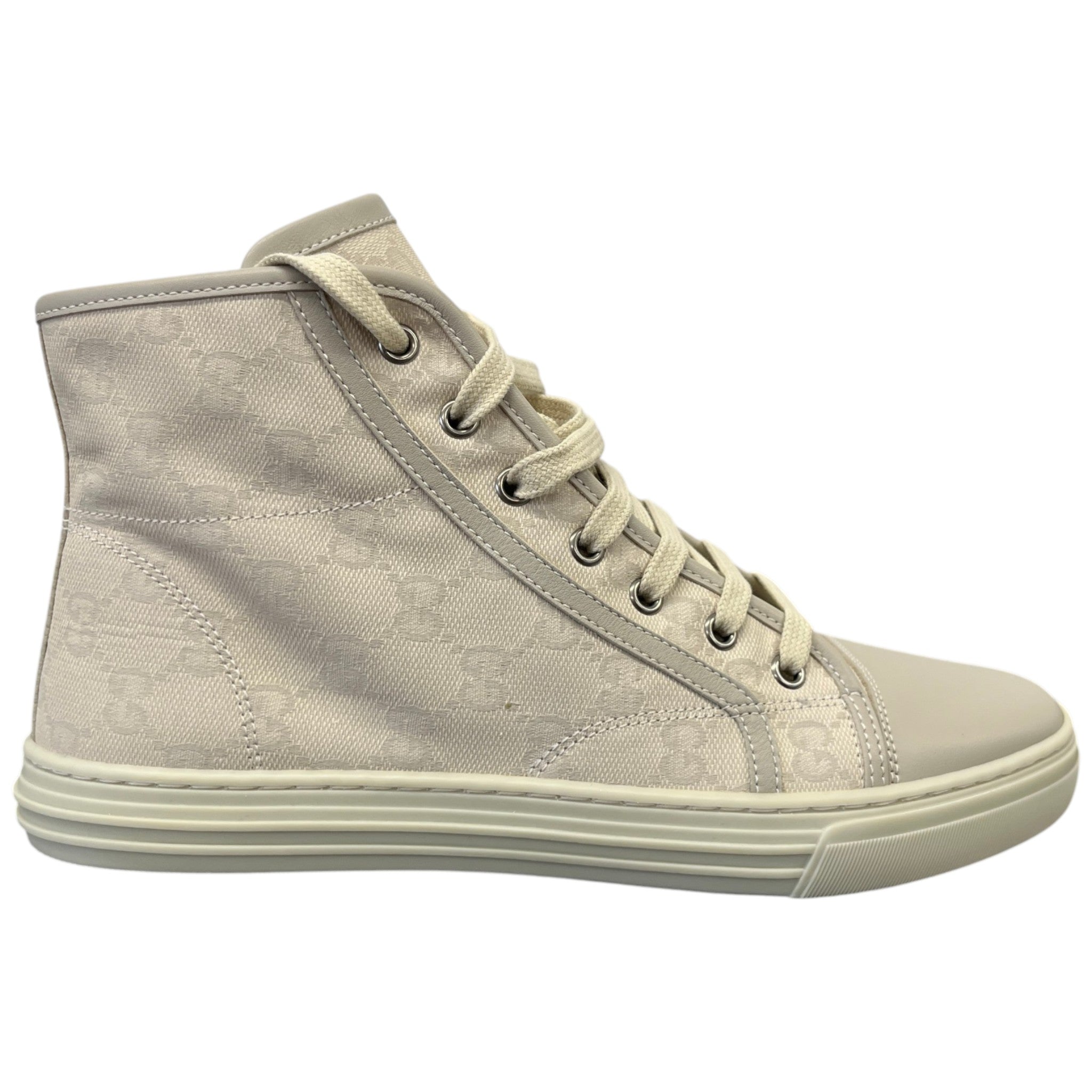 Women's Gg Supreme High Trainers Cream Size EU 38.5 / UK 5.5