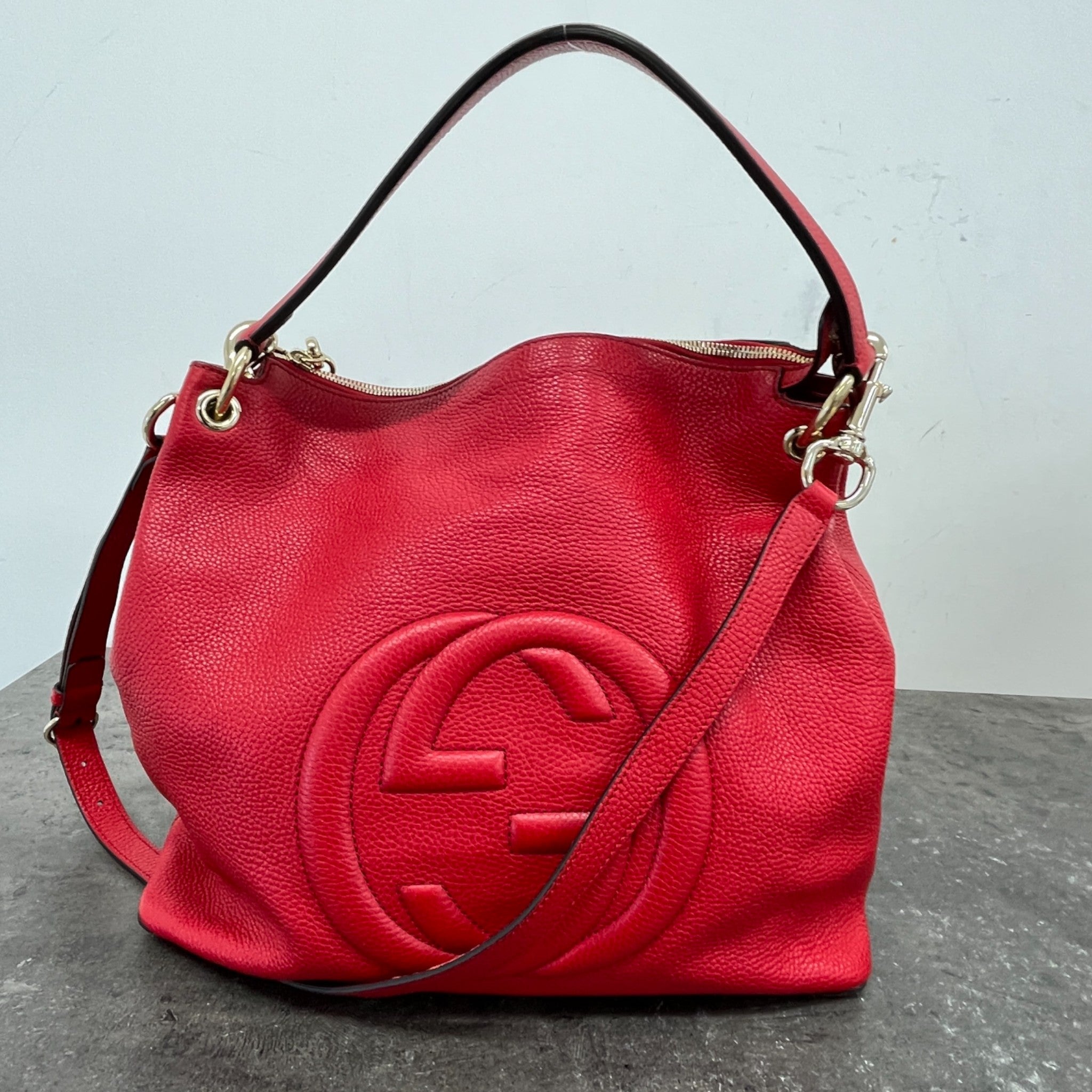 Women's Soho Hobo Bag Red