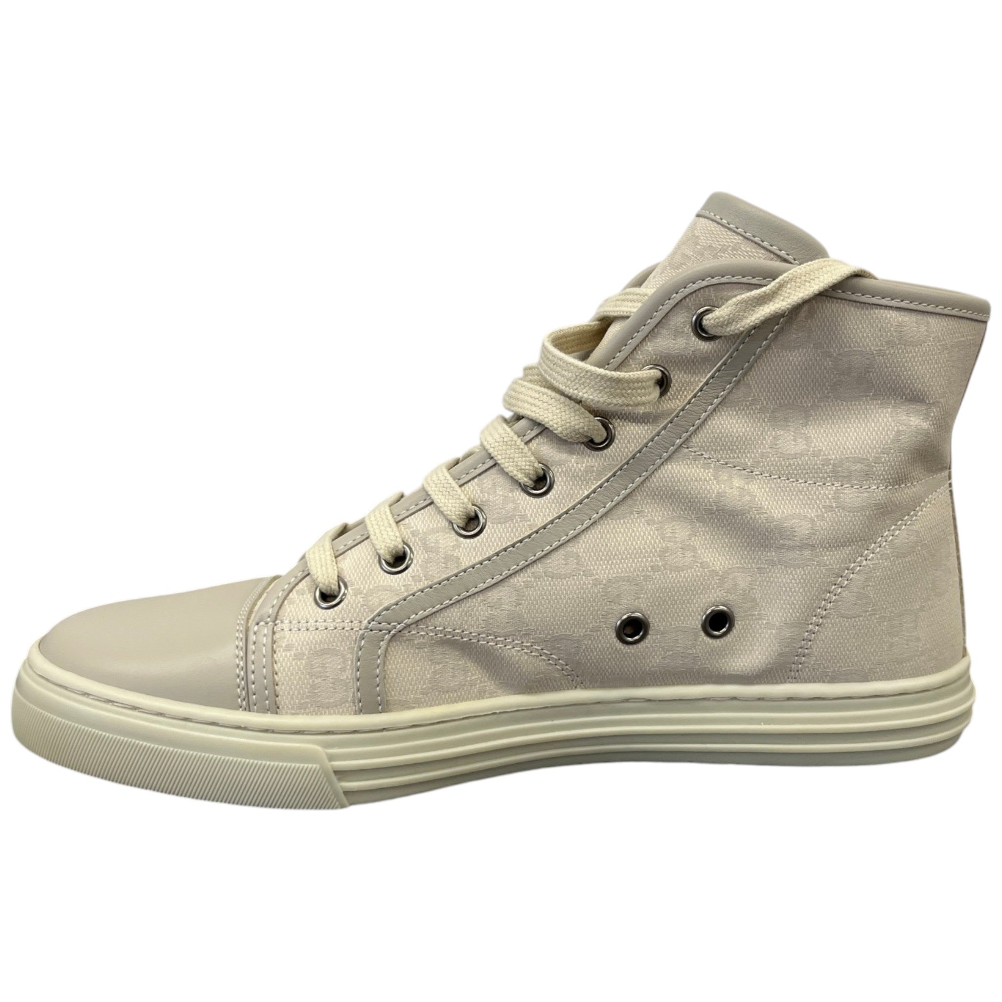 Women's Gg Supreme High Trainers Cream Size EU 38.5 / UK 5.5
