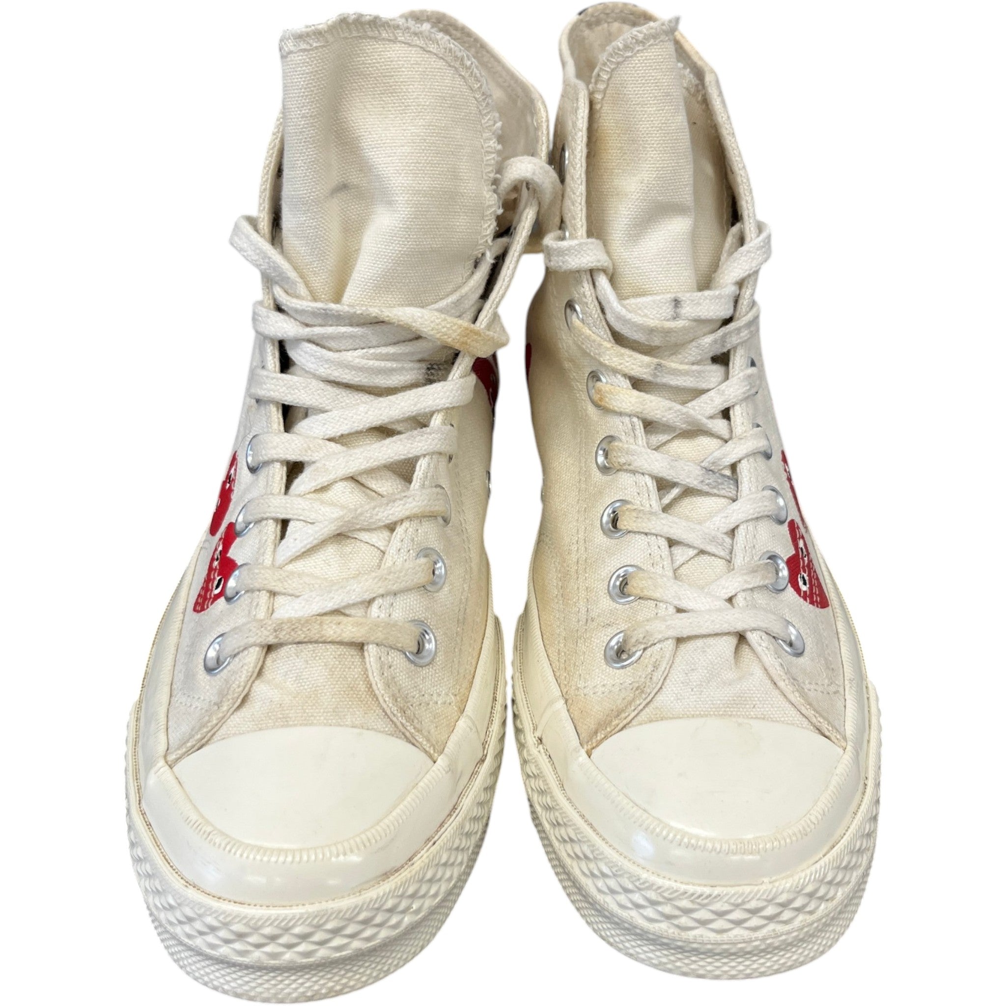 Men's X Comme Des Garçons Play Chuck 70 High Top High Trainers White Size EU 42 / UK 8