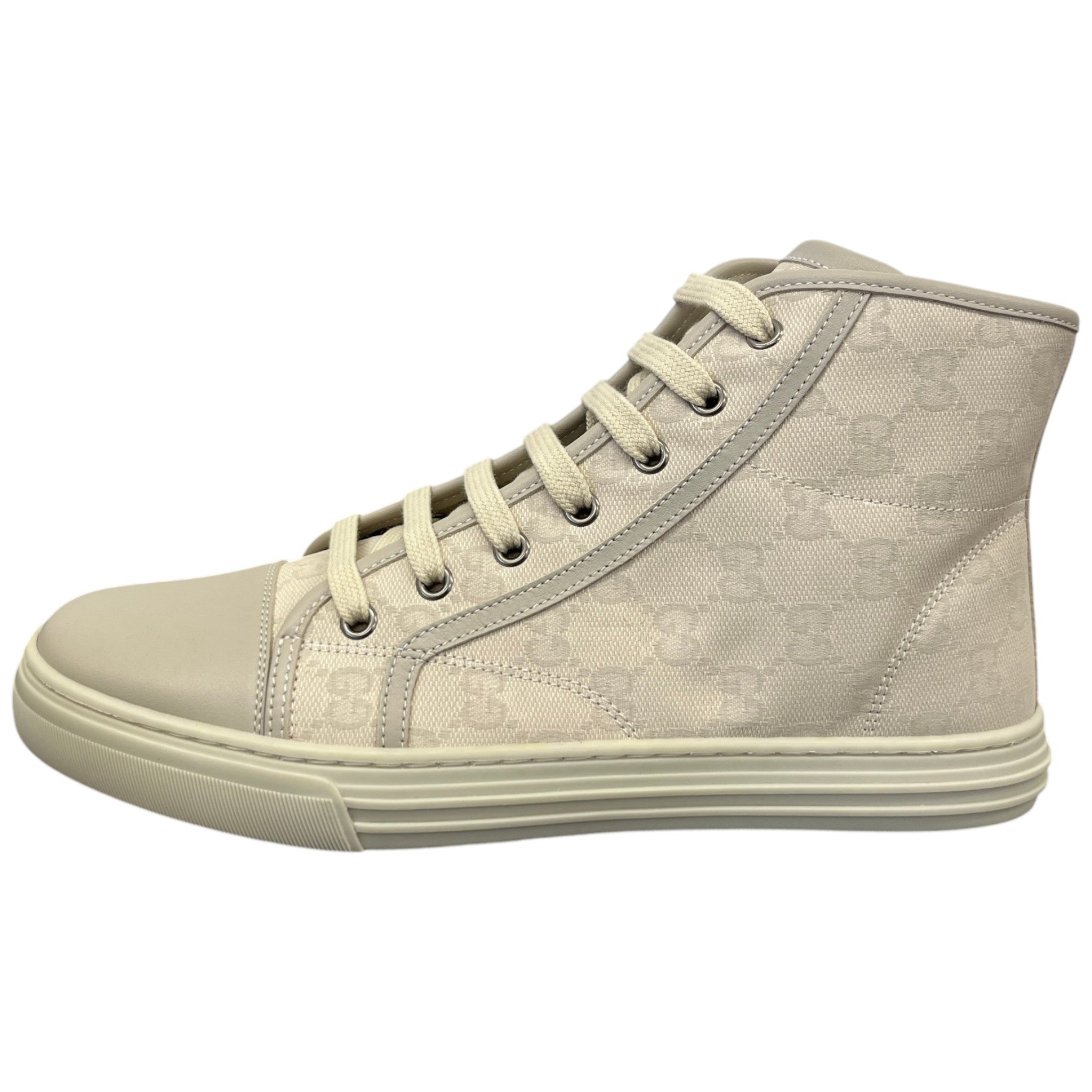 Women's Gg Supreme High Trainers Cream Size EU 38.5 / UK 5.5