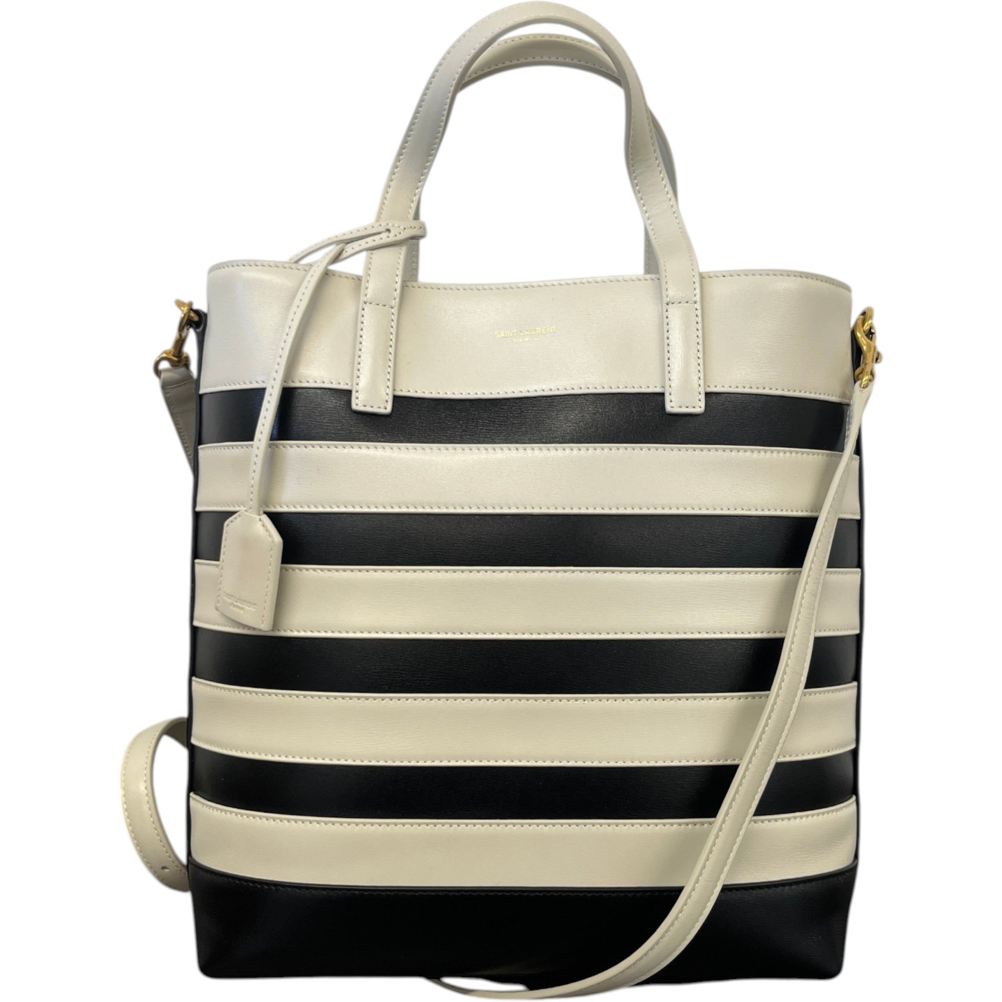 Women's Shopping Toy In Leather Bag Black