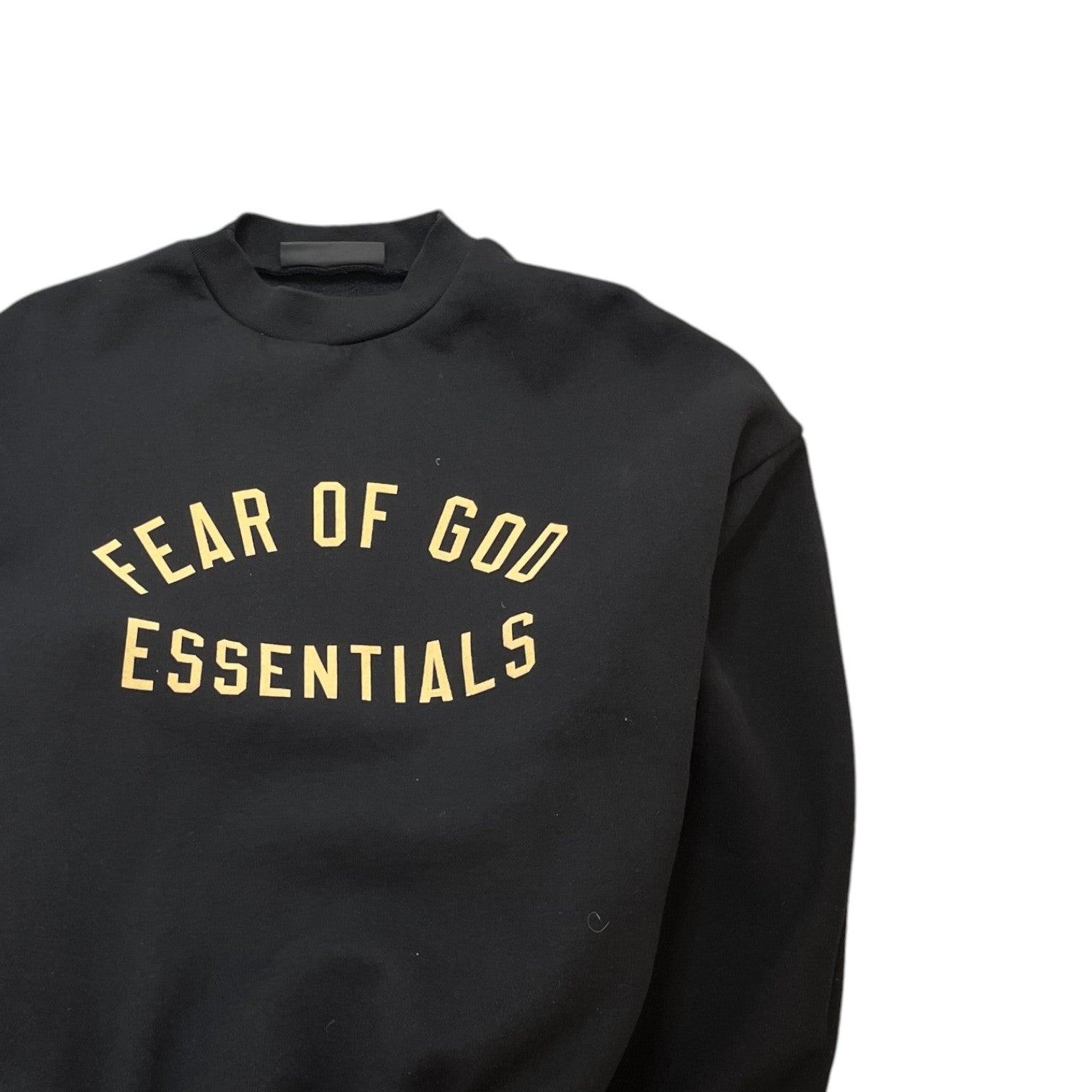 Men's Logo Print Sweatshirt Black Size S