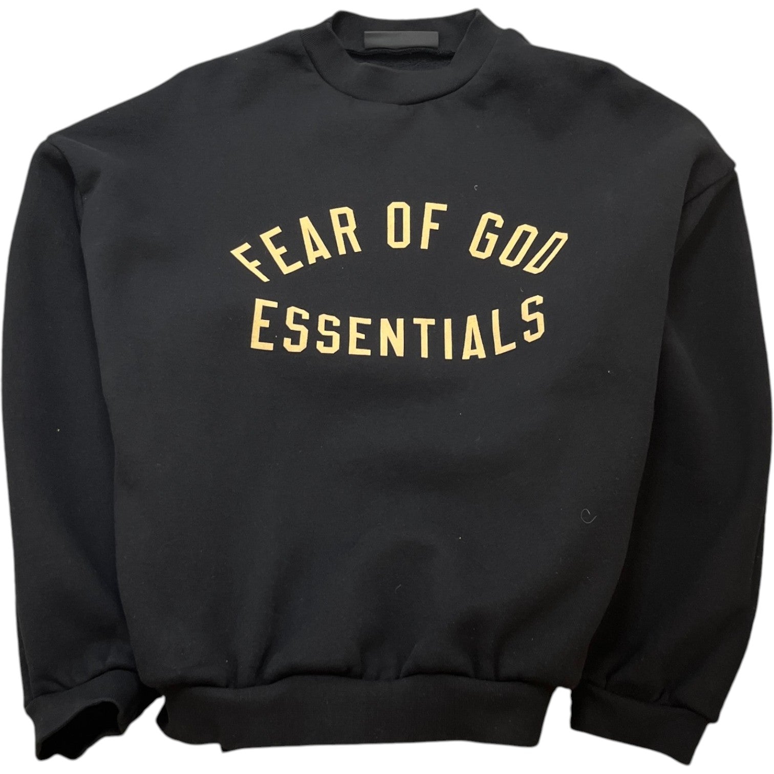 Men's Logo Print Sweatshirt Black Size S