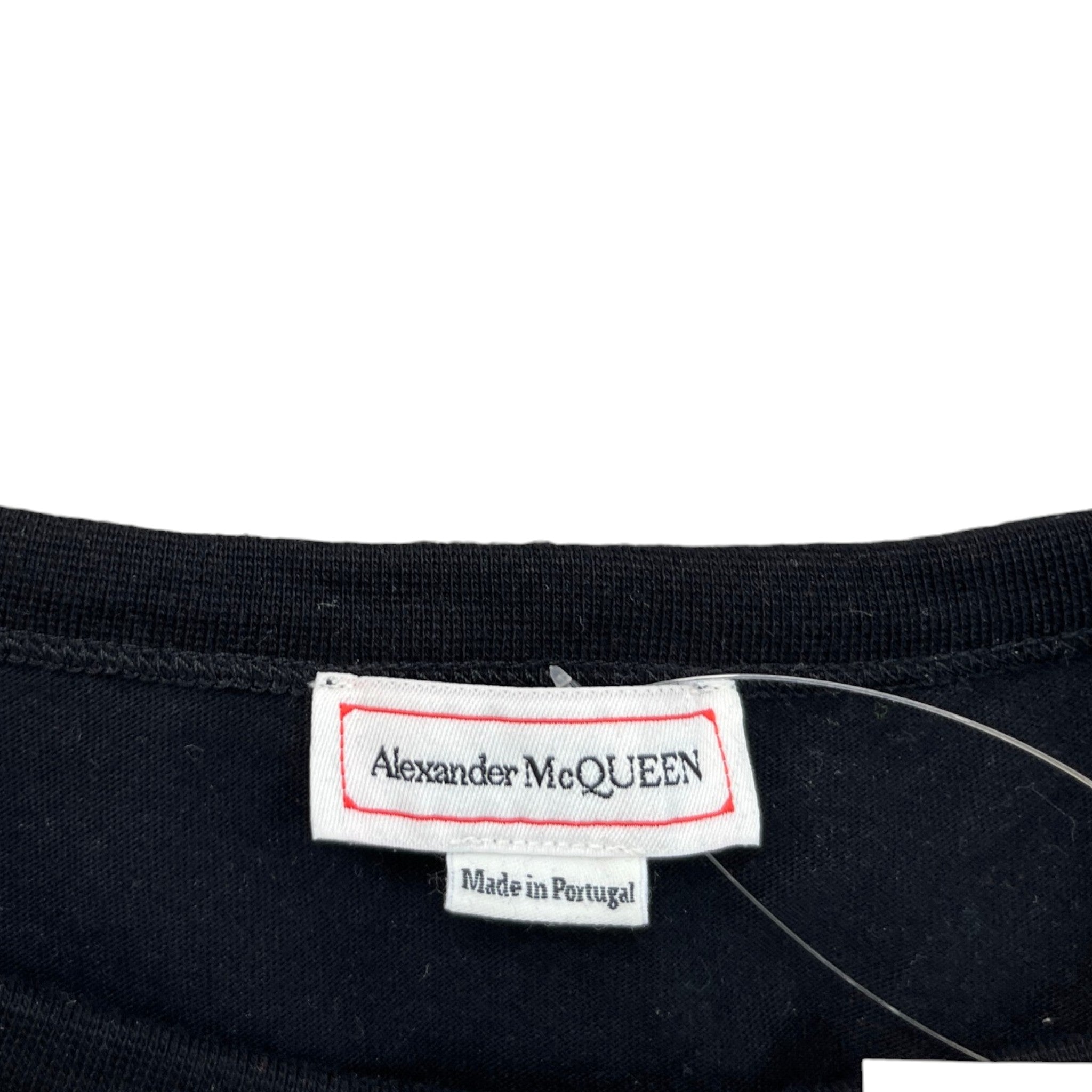 Men's Skull Print T-Shirt Black Size M