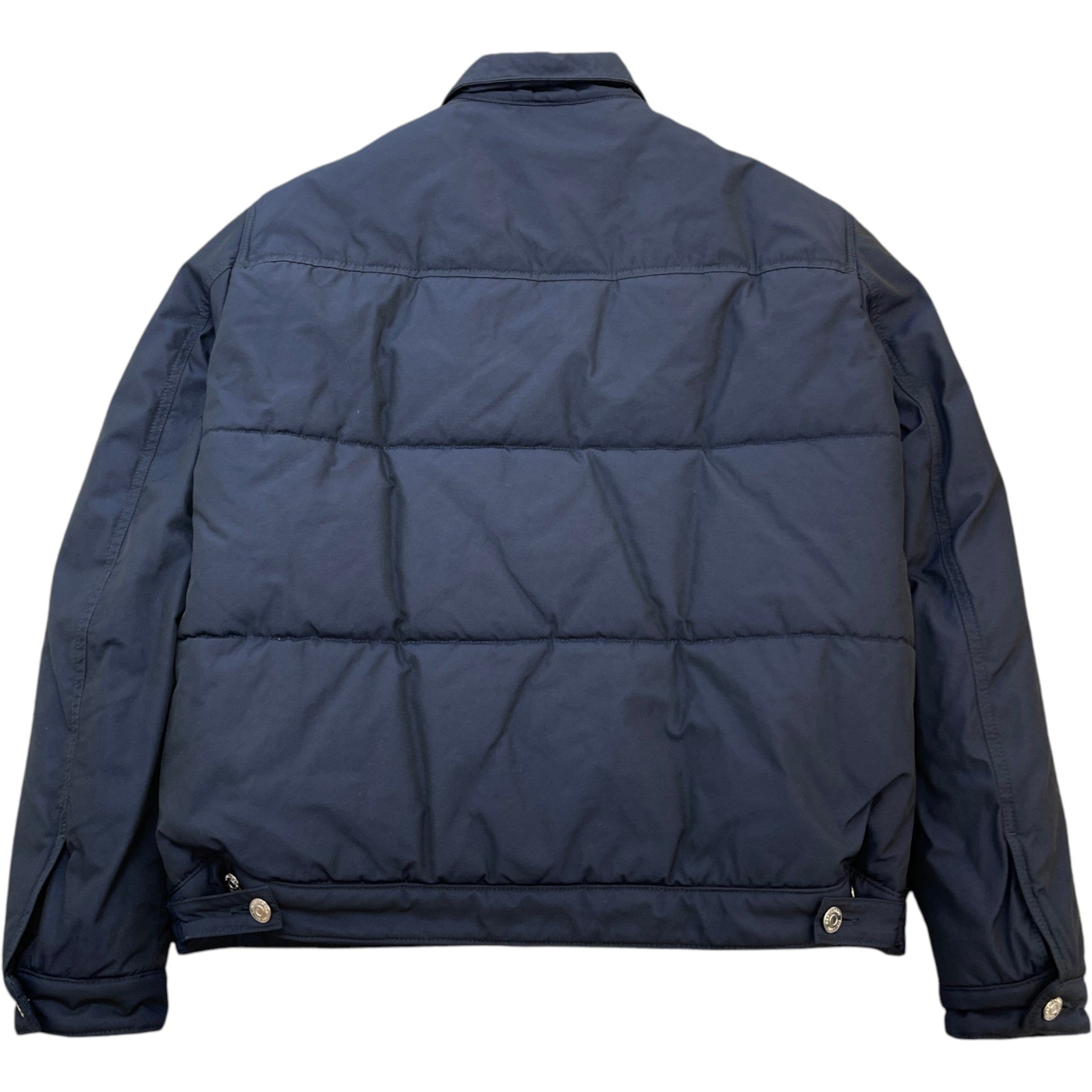 Men's Arm Logo Down Jacket Navy Size IT 48 / M