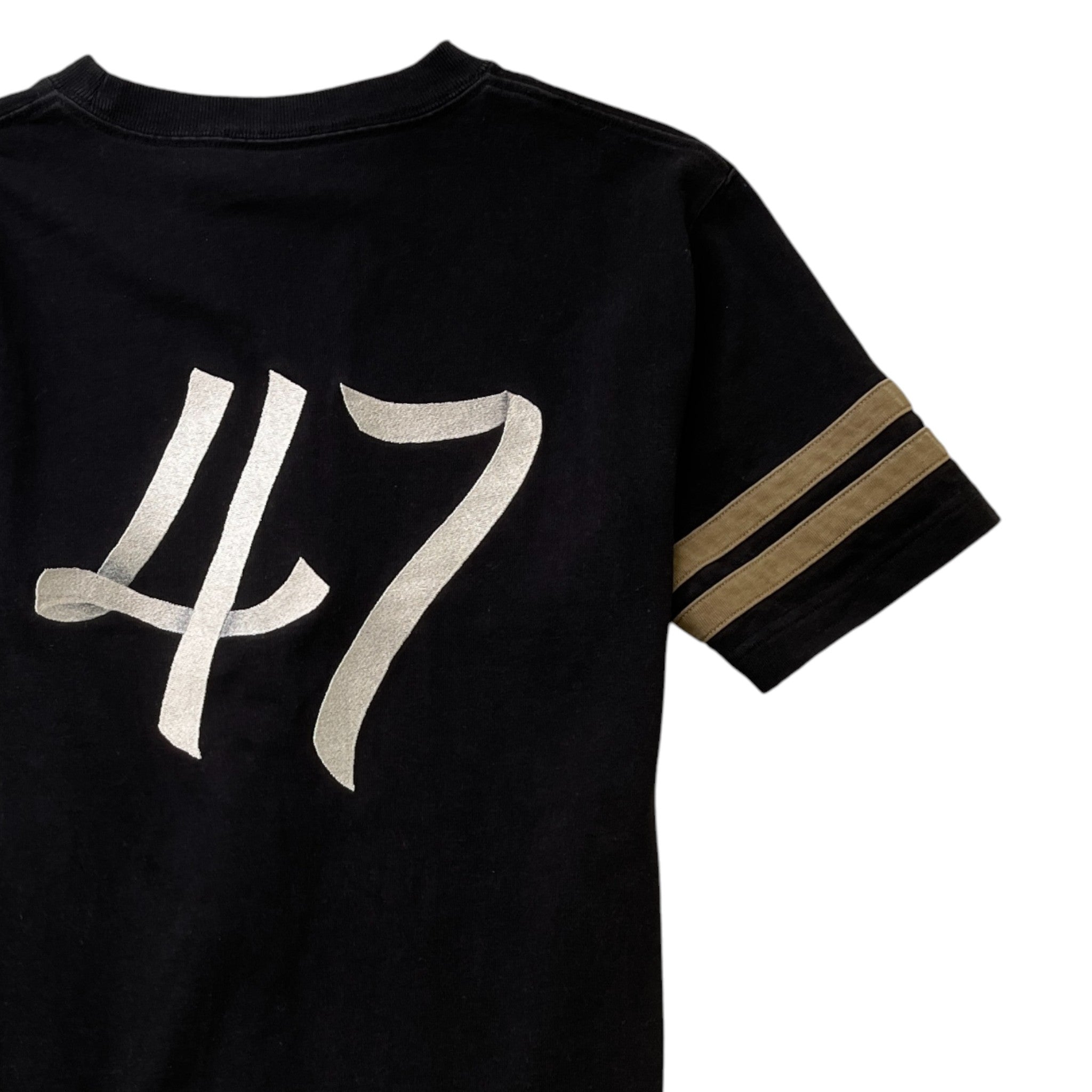 Men's Embroidered Logo T-Shirt Black Size XS