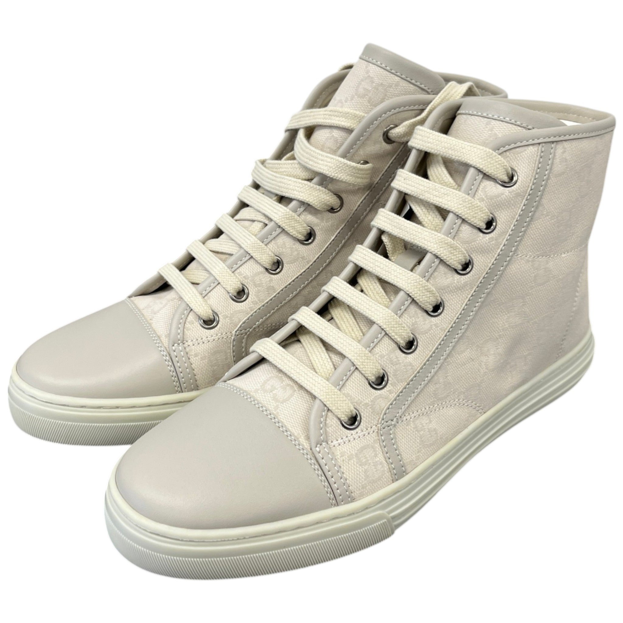 Women's Gg Supreme High Trainers Cream Size EU 38.5 / UK 5.5
