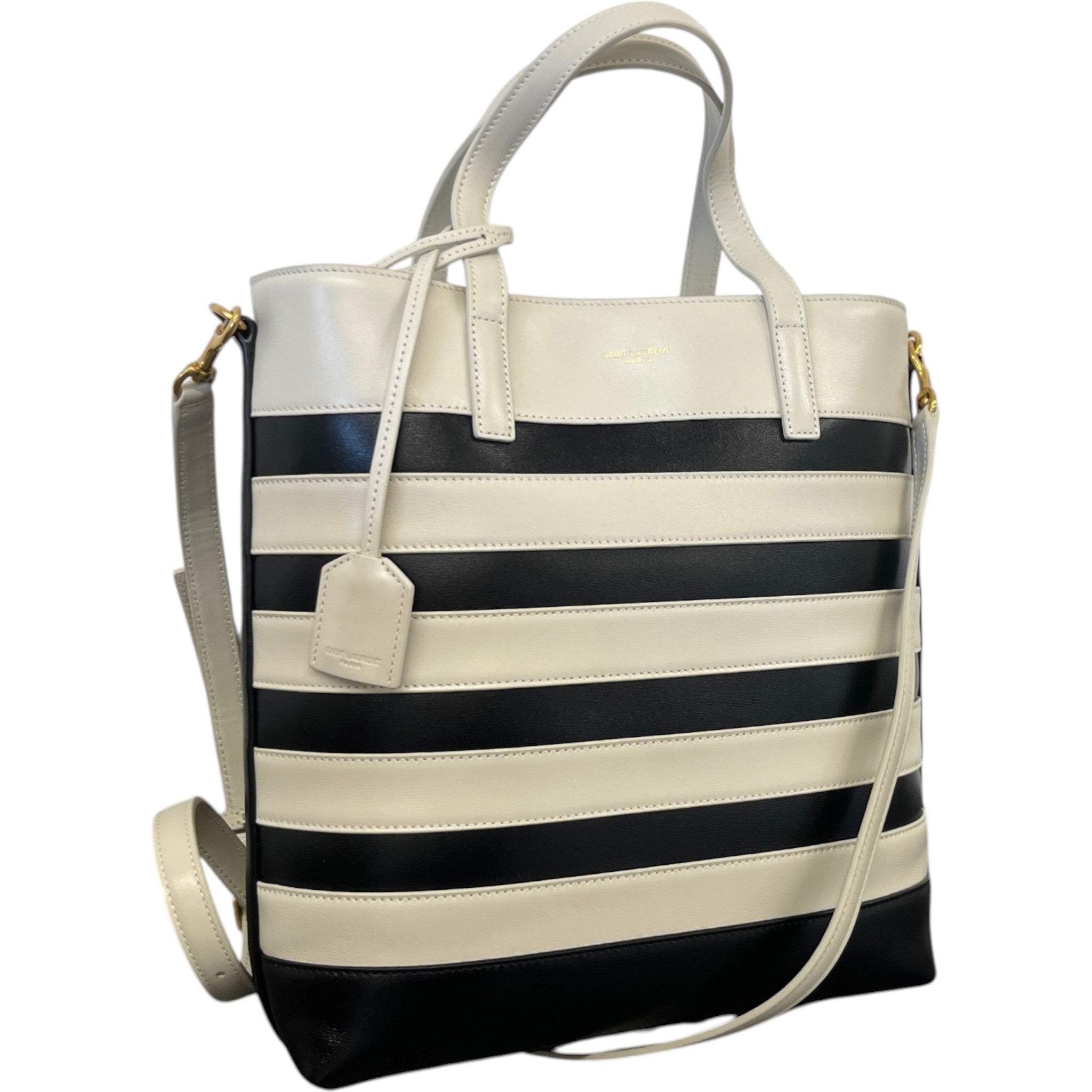 Women's Shopping Toy In Leather Bag Black