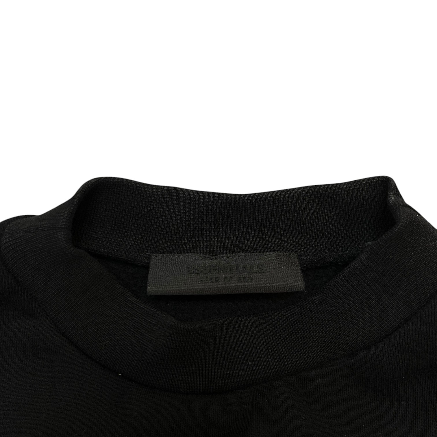 Men's Logo Print Sweatshirt Black Size S