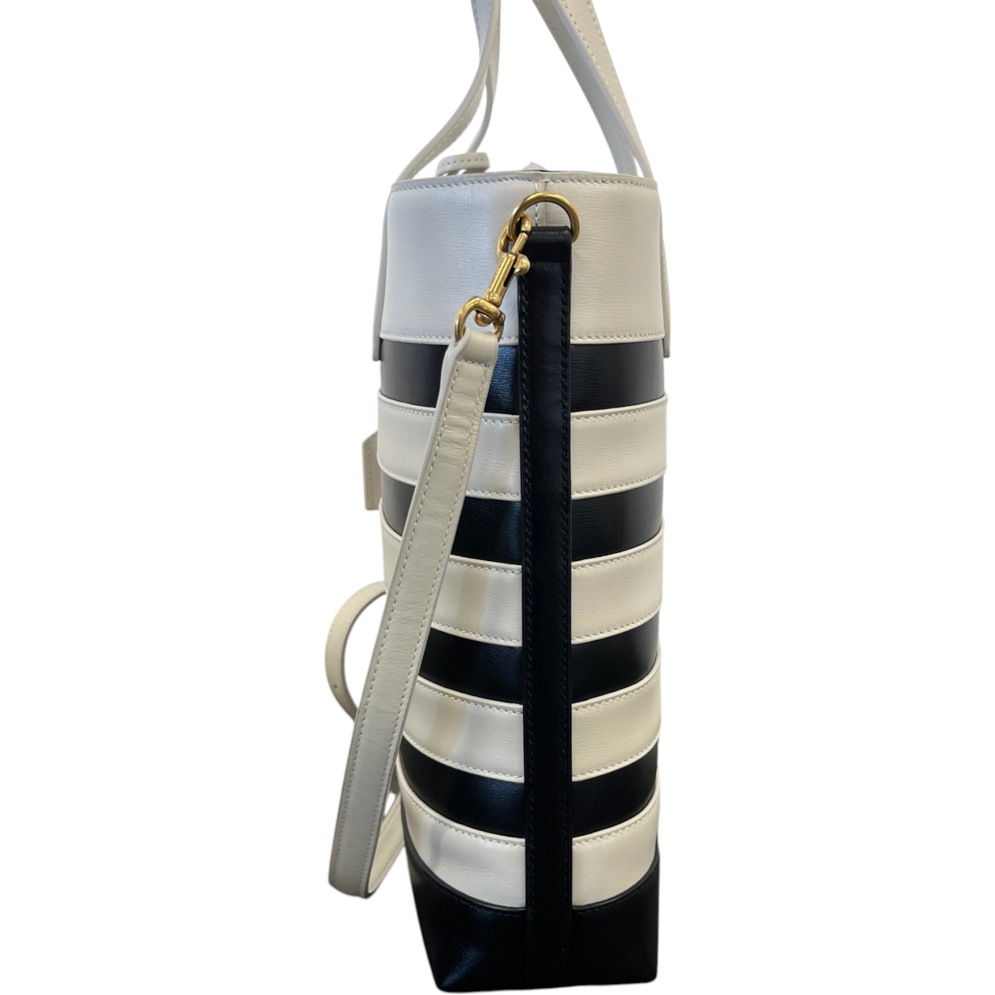 Women's Shopping Toy In Leather Bag Black