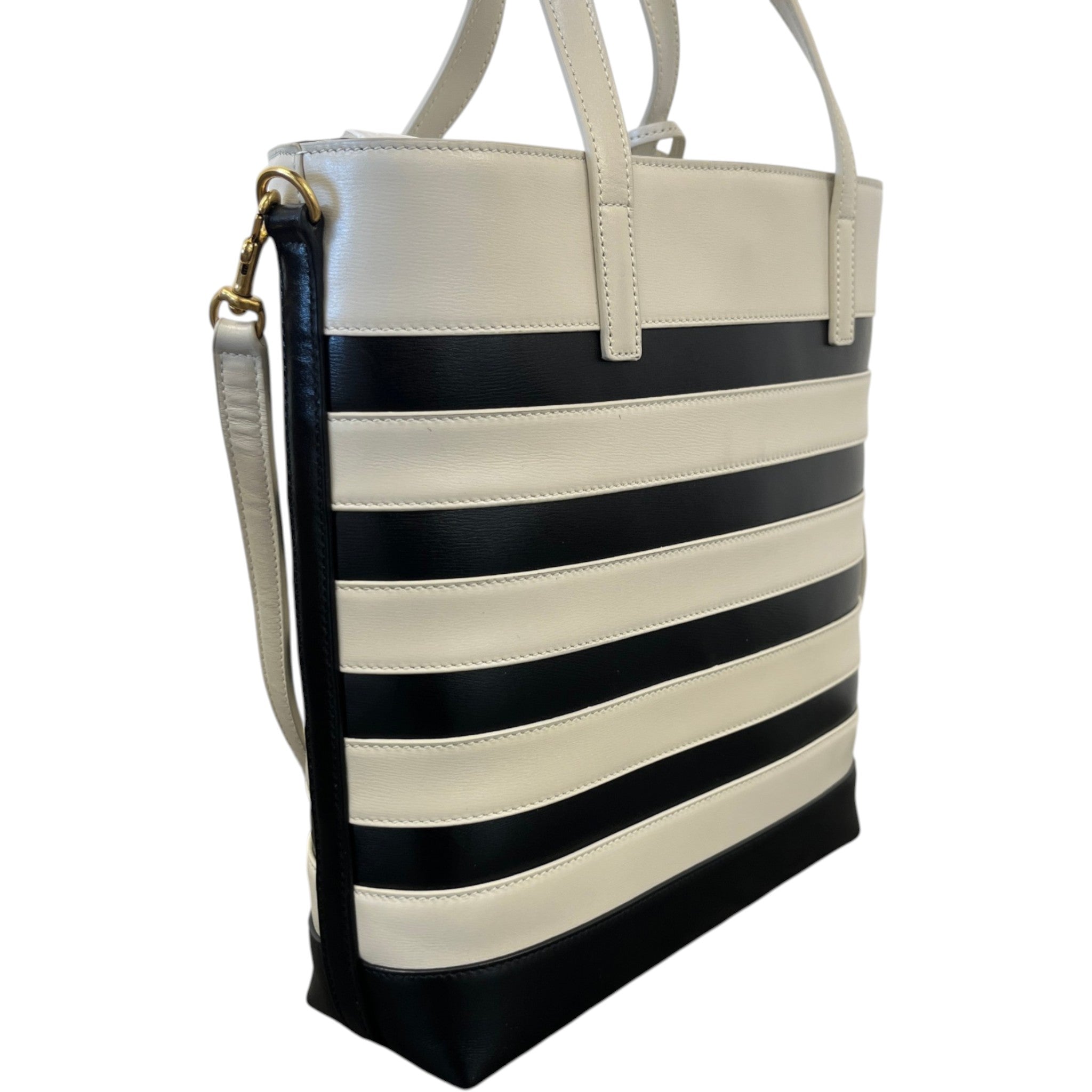 Women's Shopping Toy In Leather Bag Black
