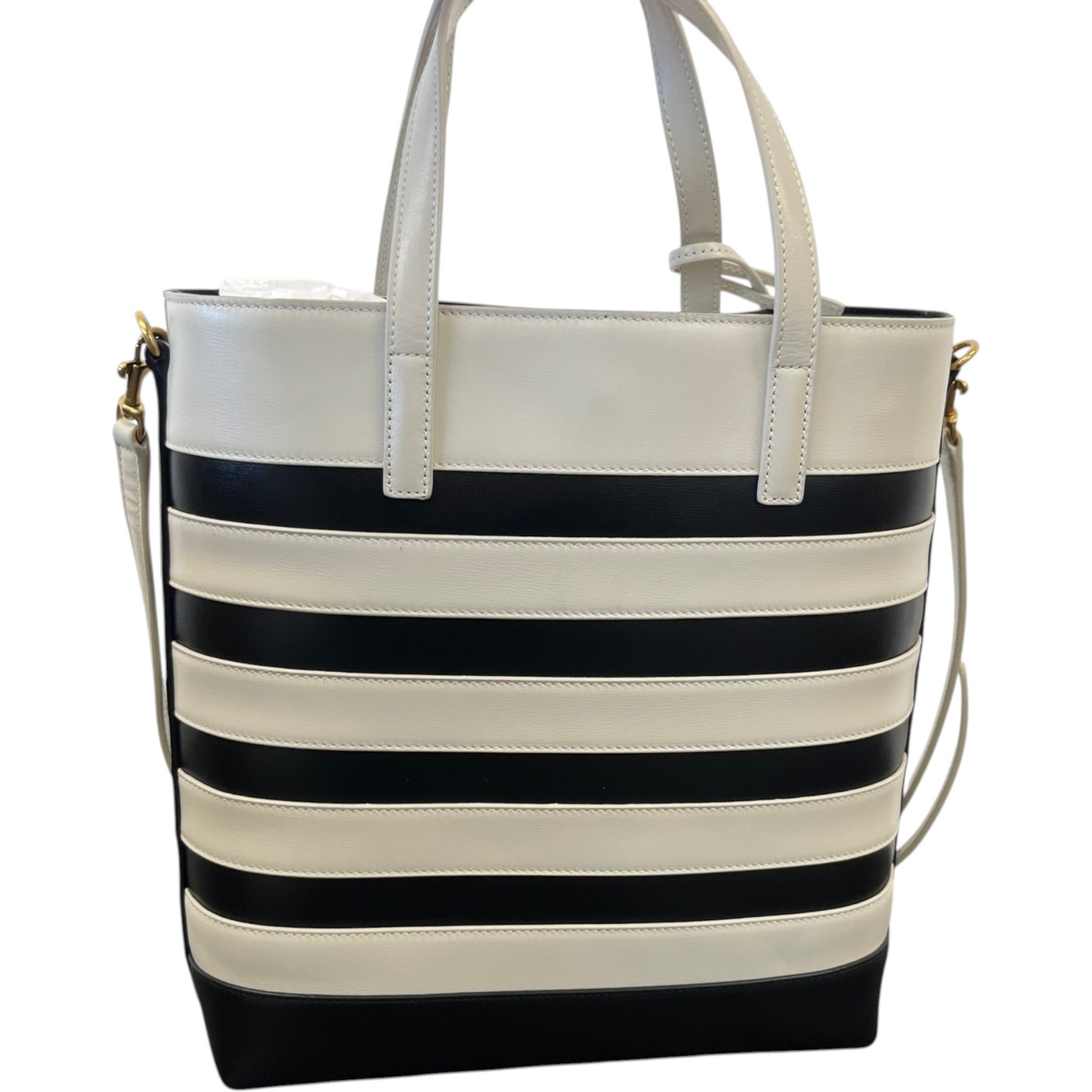 Women's Shopping Toy In Leather Bag Black