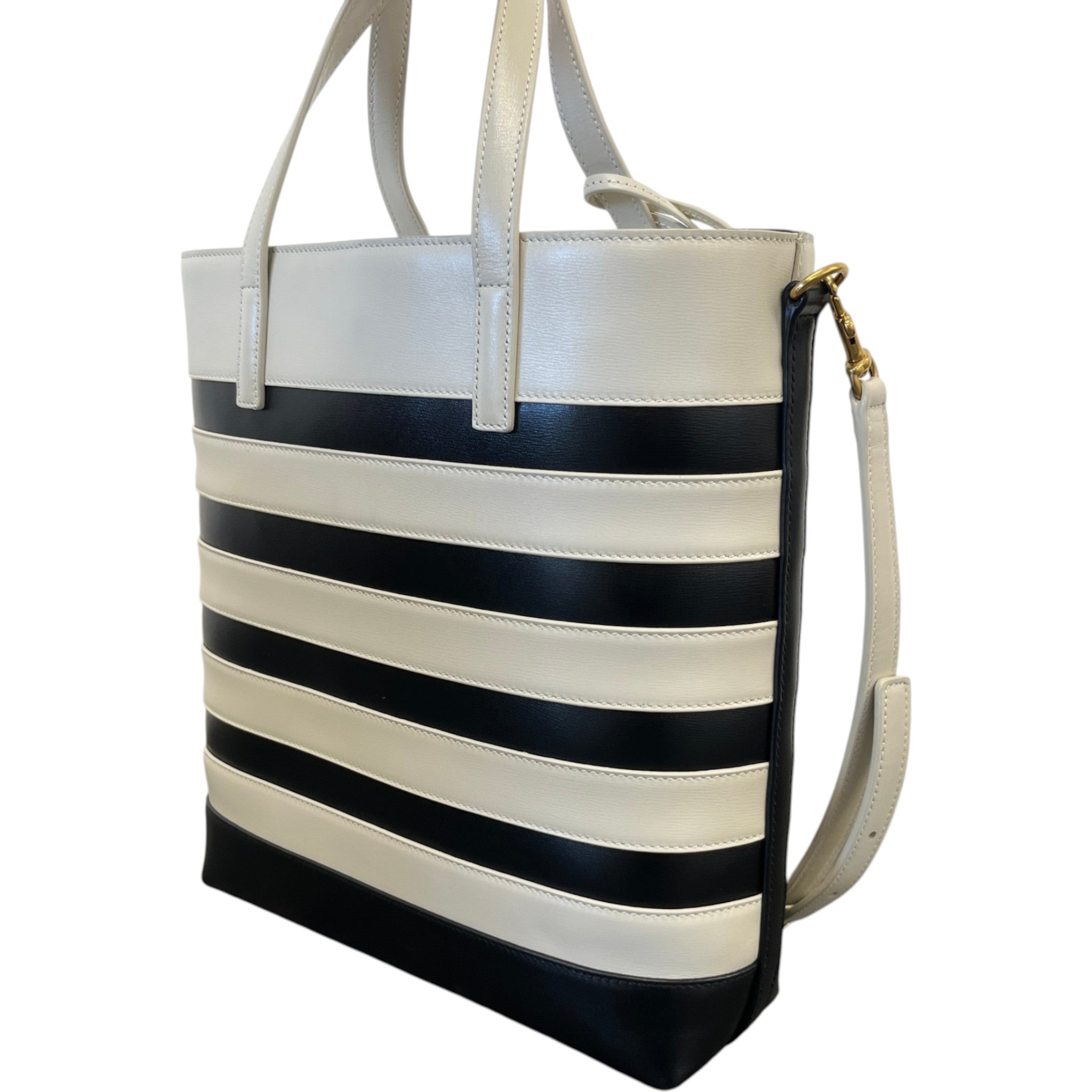 Women's Shopping Toy In Leather Bag Black