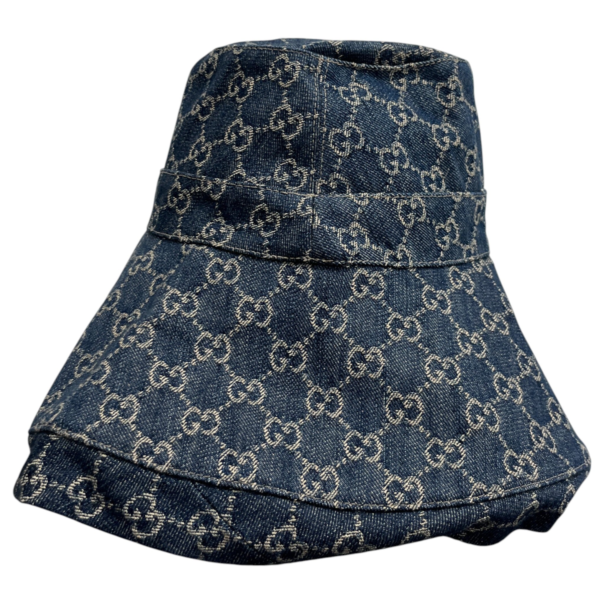 Women's Gg Supreme Wide-Brim Hat Blue Size M