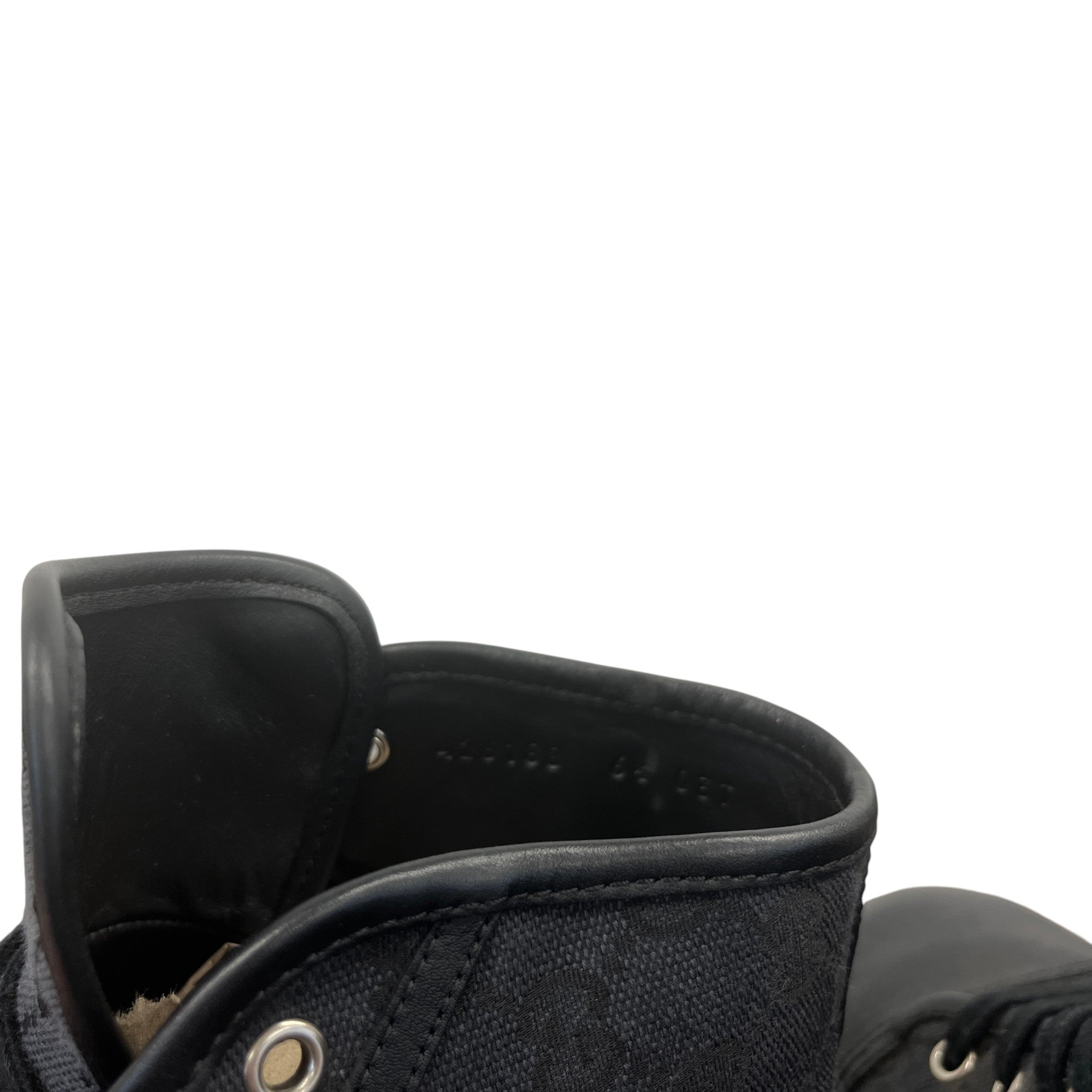 Men's Gg Supreme High Trainers Black Size EU 40.5 / UK 6.5