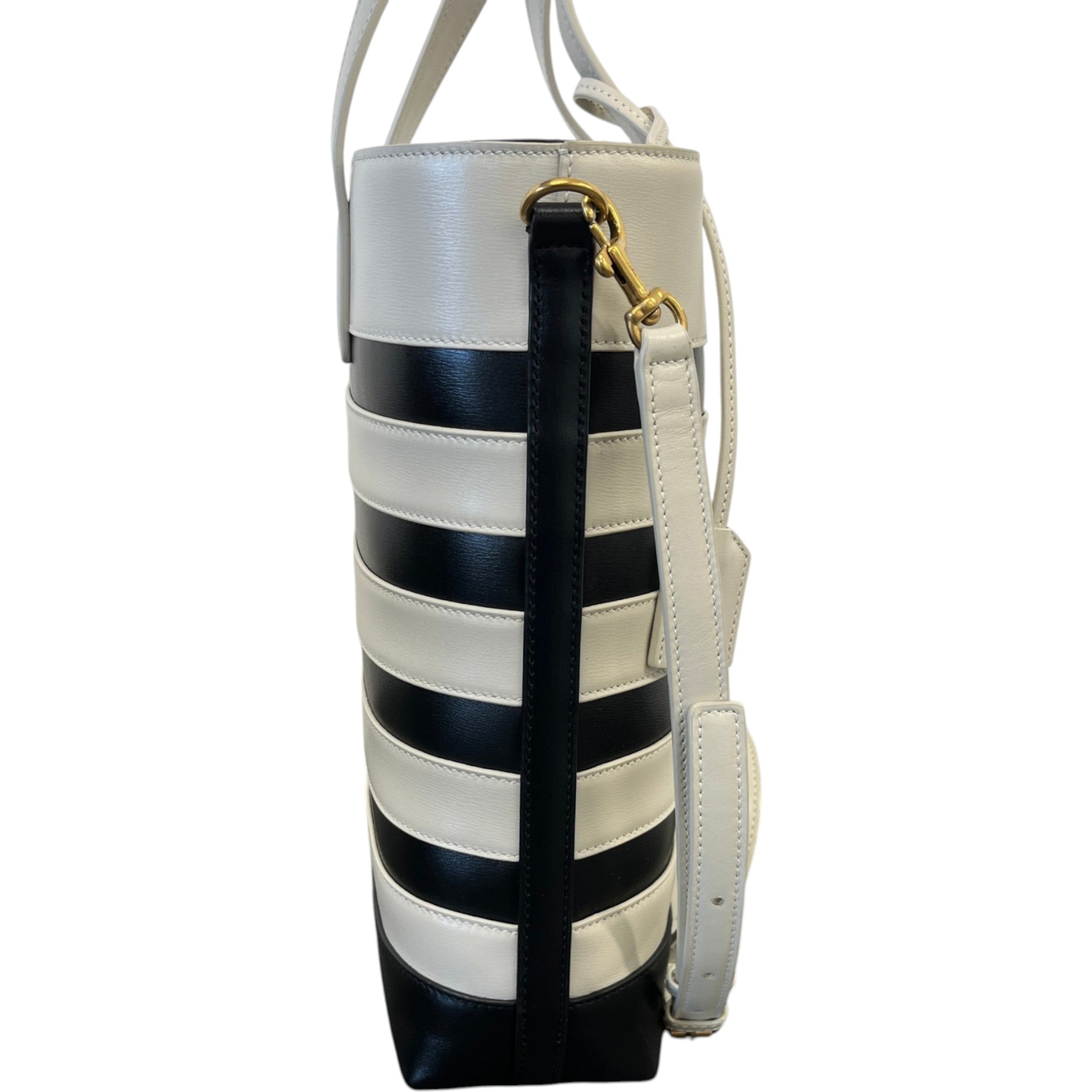 Women's Shopping Toy In Leather Bag Black
