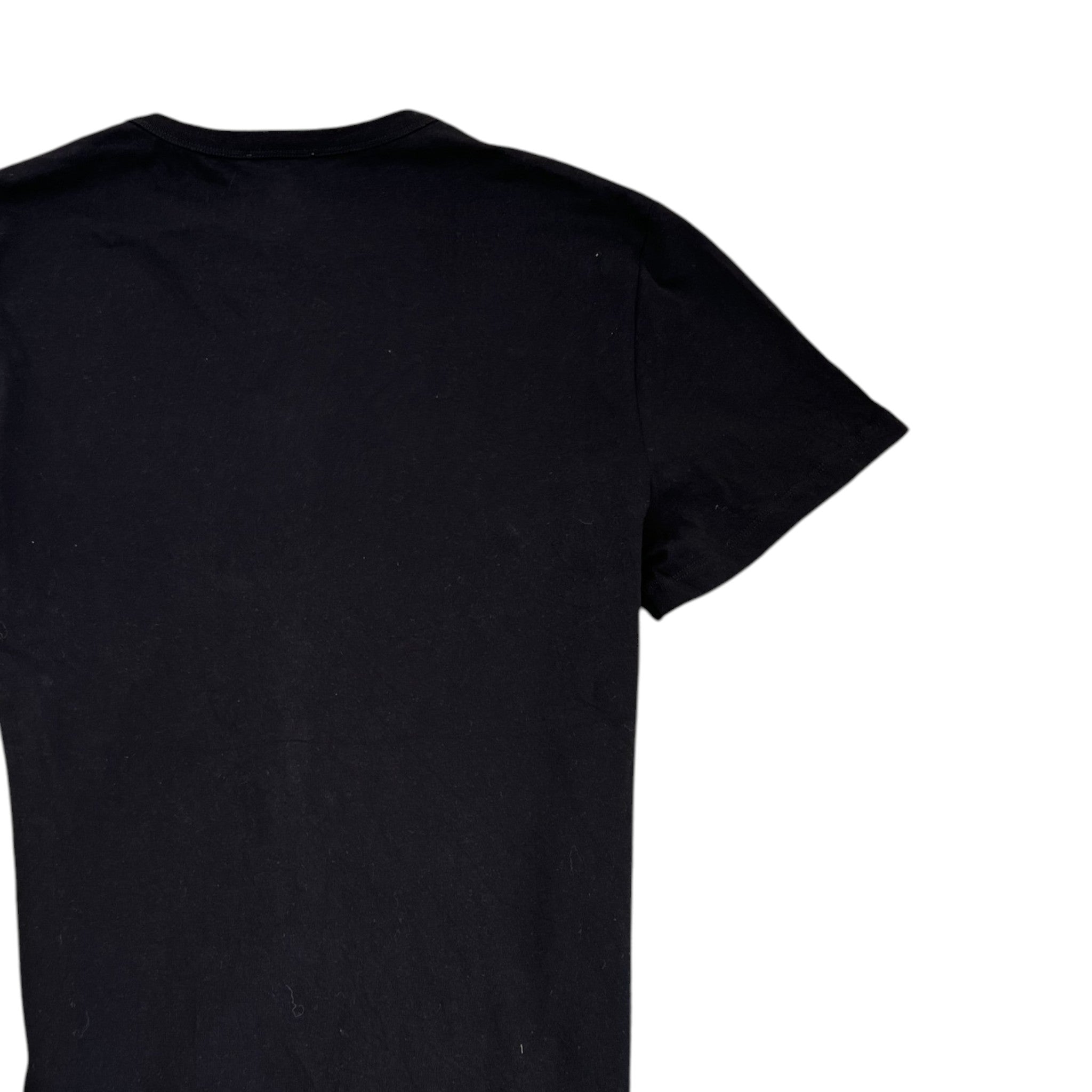 Men's Skull Print T-Shirt Black Size M