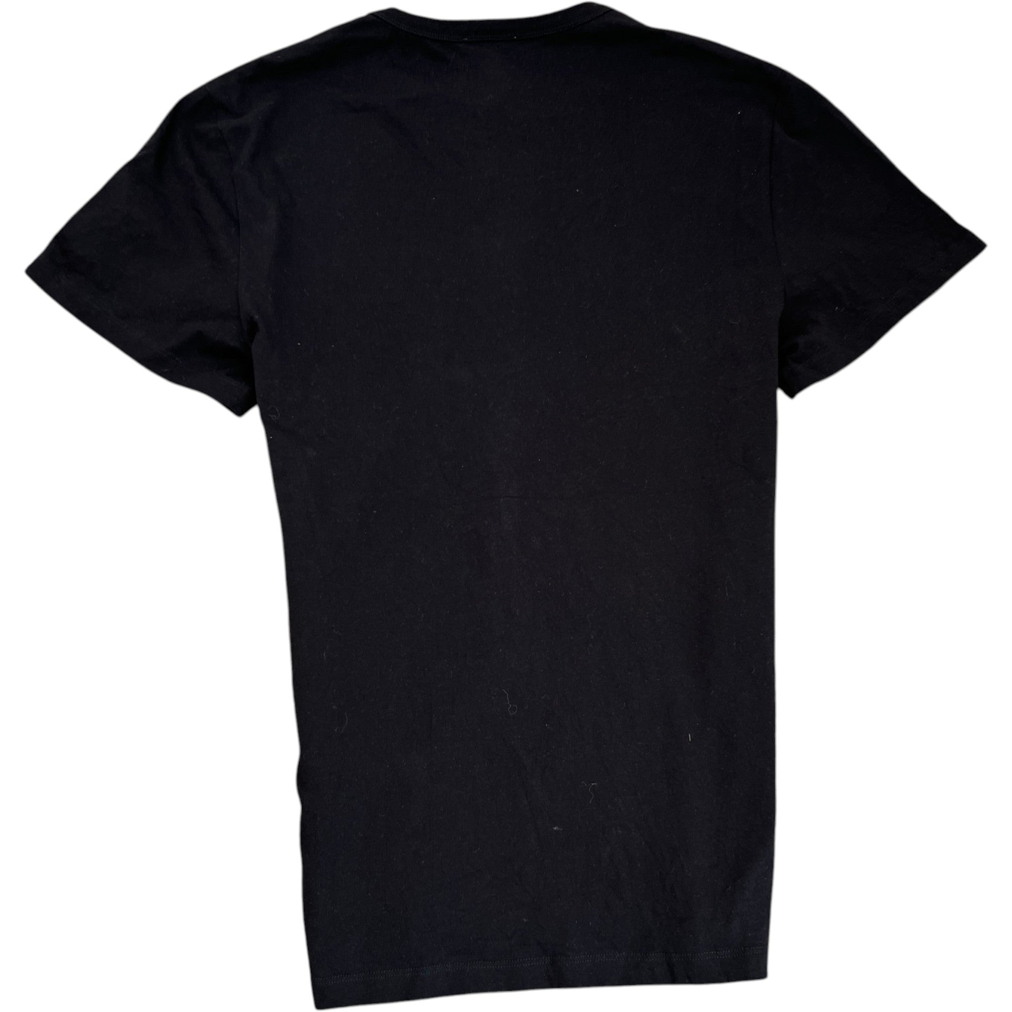 Men's Skull Print T-Shirt Black Size M