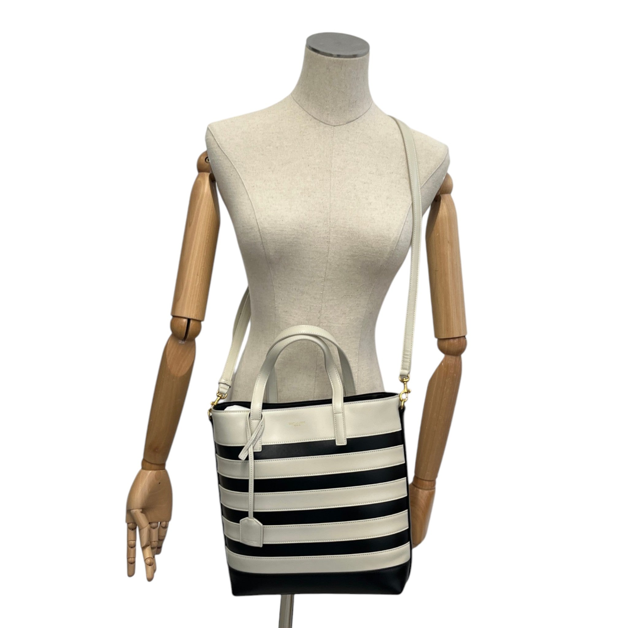 Women's Shopping Toy In Leather Bag Black