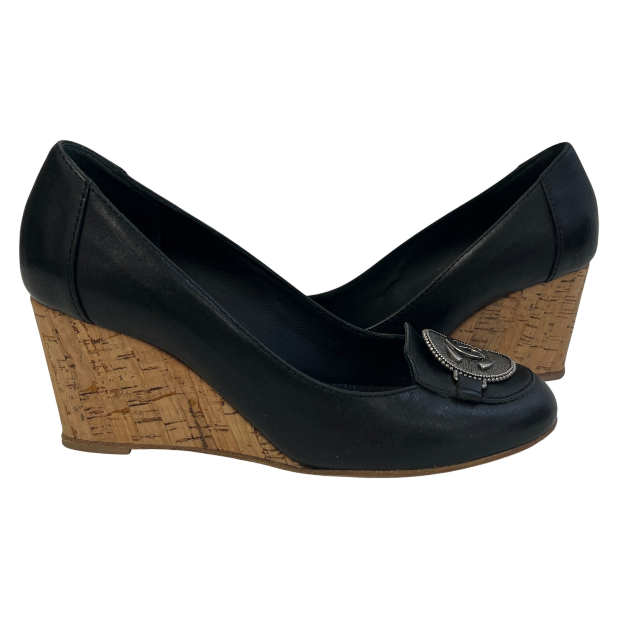 Women's Cc Wedge Mules Black Size EU 35.5 / UK 2.5