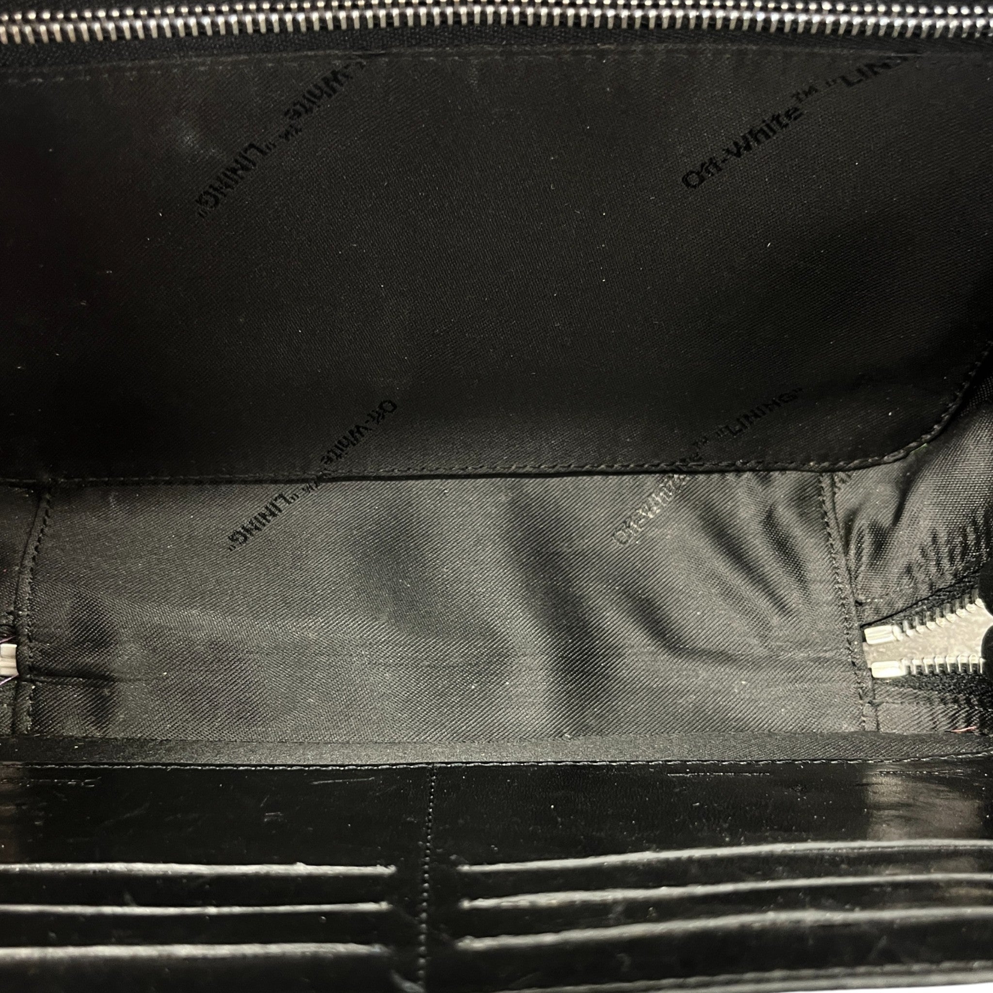 Men's Diagonal Stripe Belt Bag Black