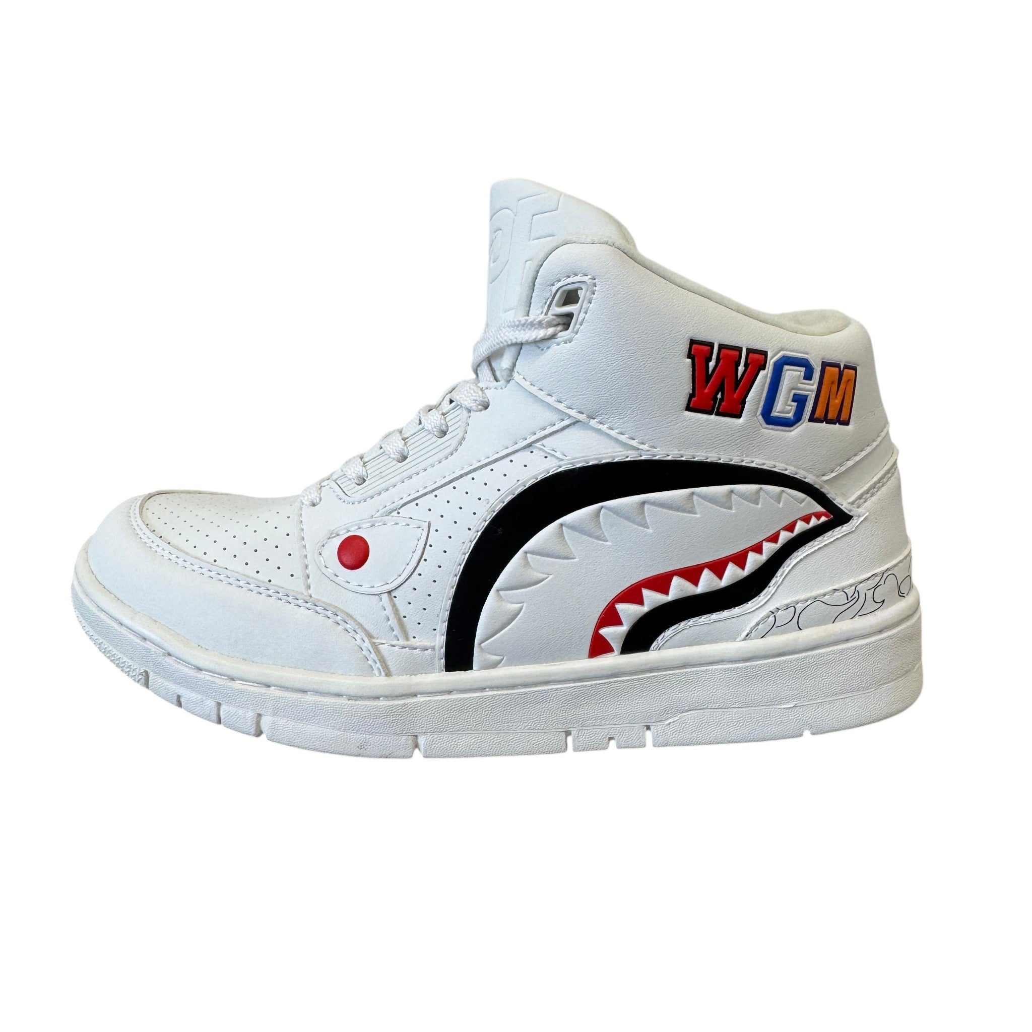 Women's Shark Cloud Stas High Trainers White Size EU 38 / UK 5