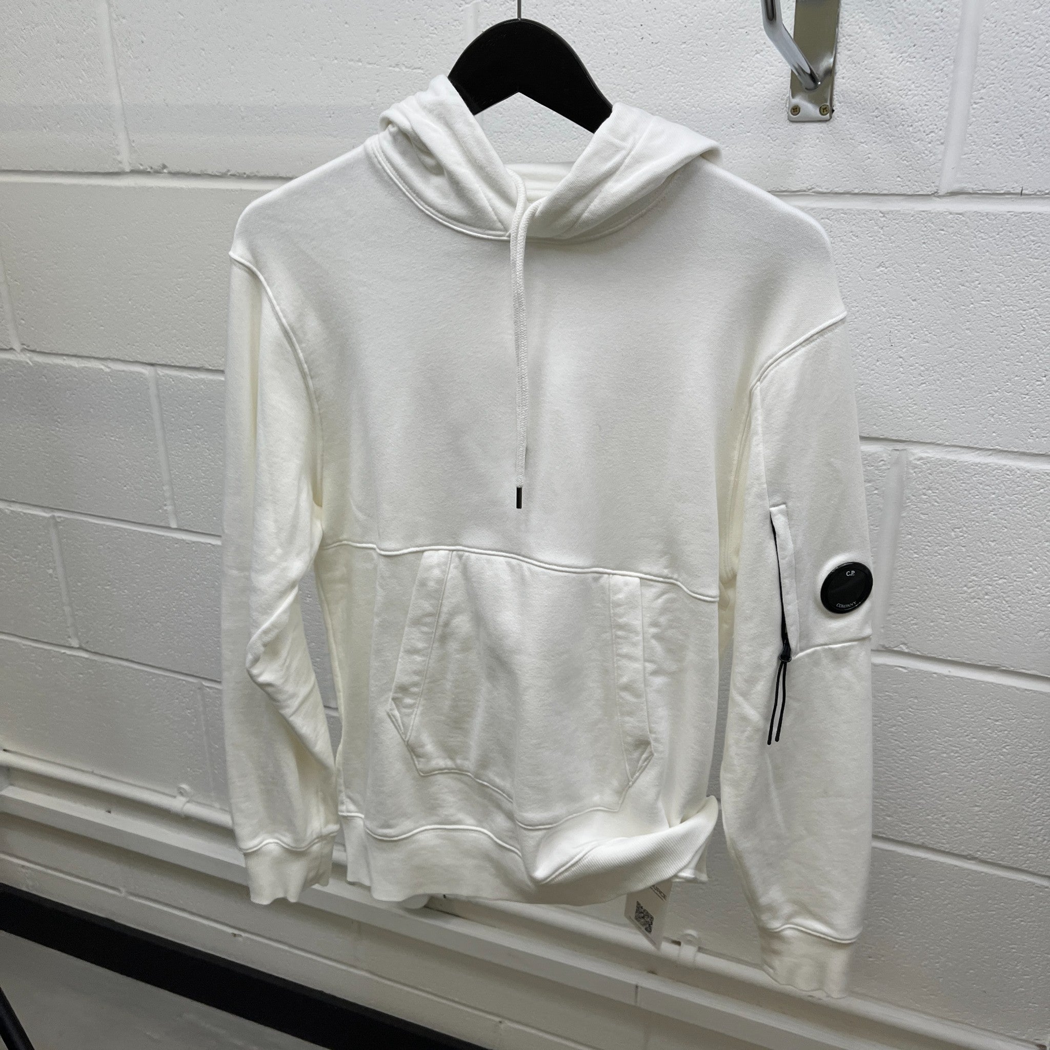 Men's Lens Hoodie White Size S