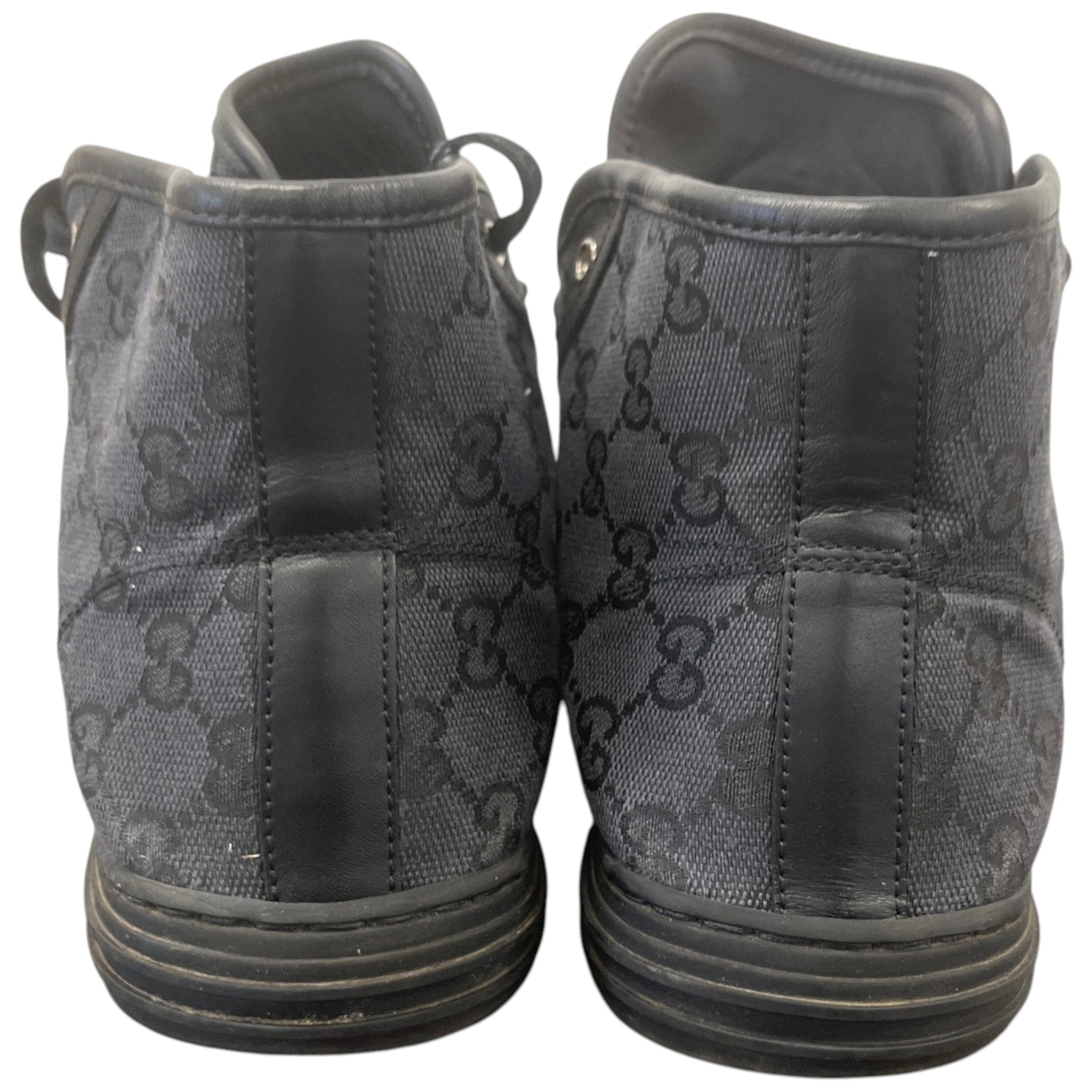 Men's Gg Supreme High Trainers Black Size EU 40.5 / UK 6.5