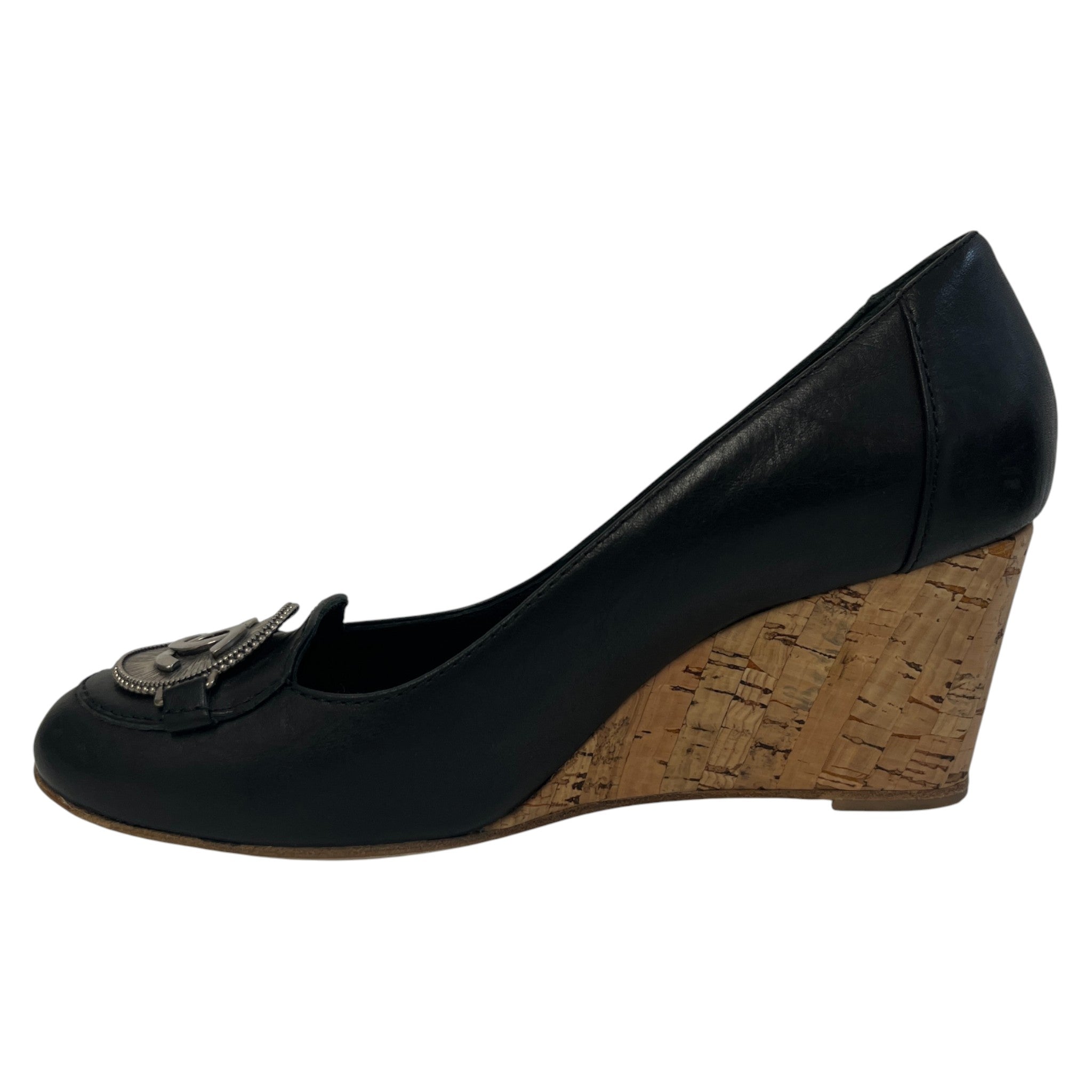 Women's Cc Wedge Mules Black Size EU 35.5 / UK 2.5