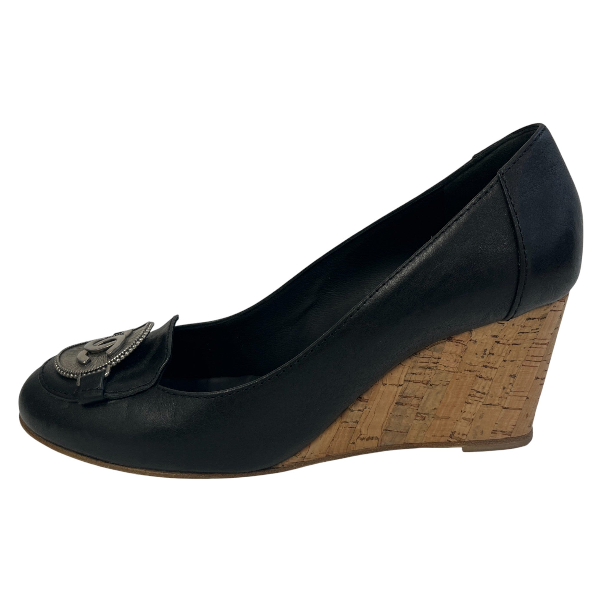 Women's Cc Wedge Mules Black Size EU 35.5 / UK 2.5