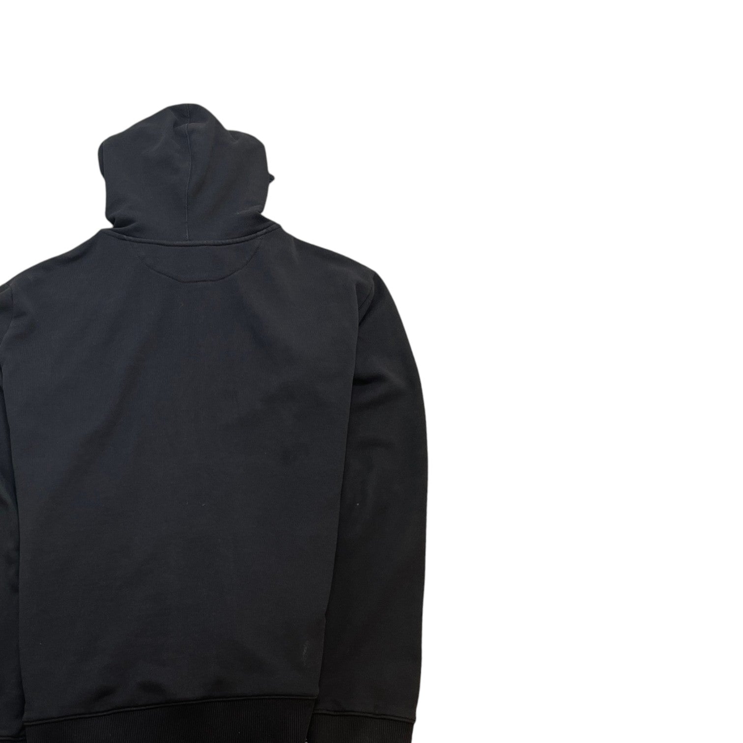 Men's Logo Print Hoodie Black Size XL