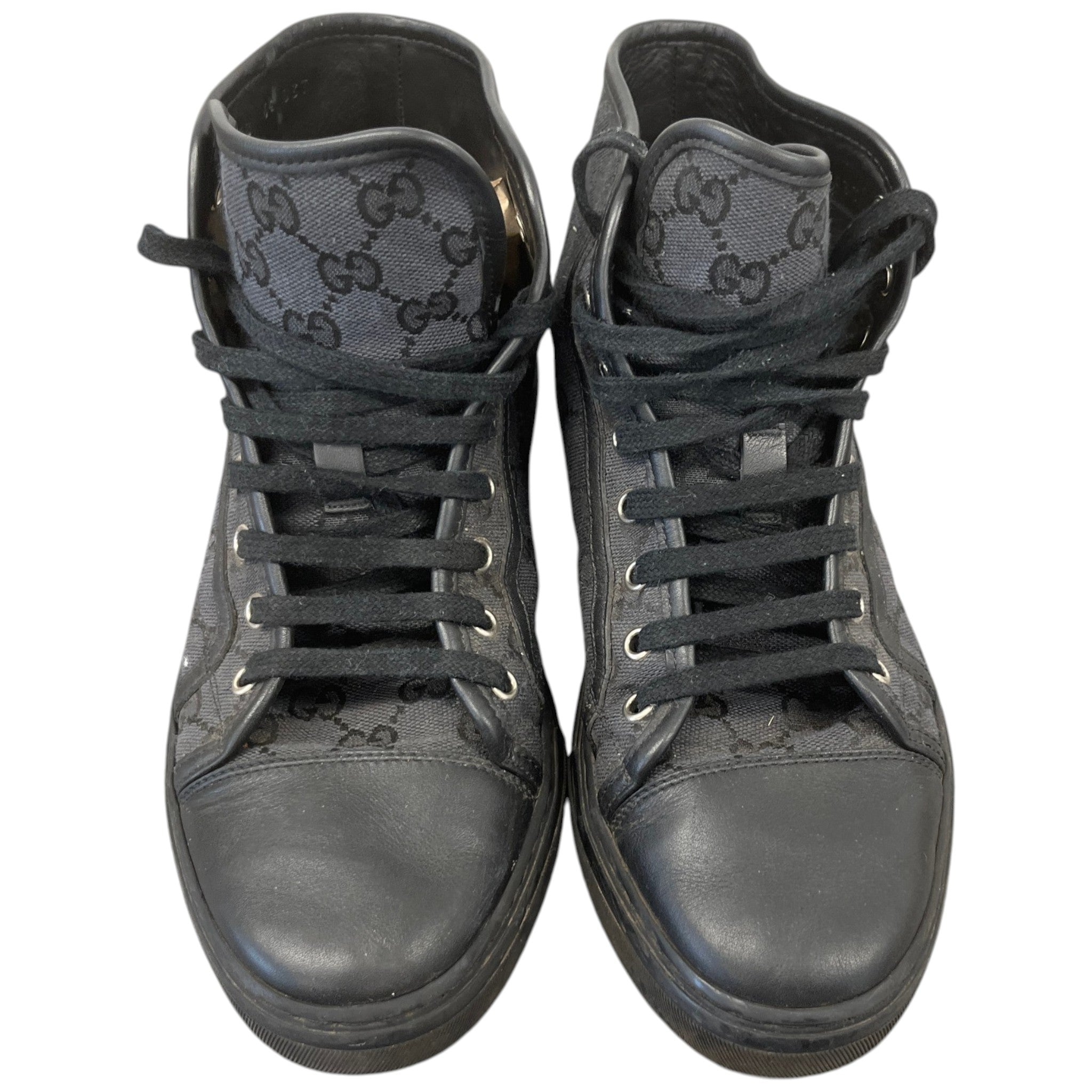 Men's Gg Supreme High Trainers Black Size EU 40.5 / UK 6.5