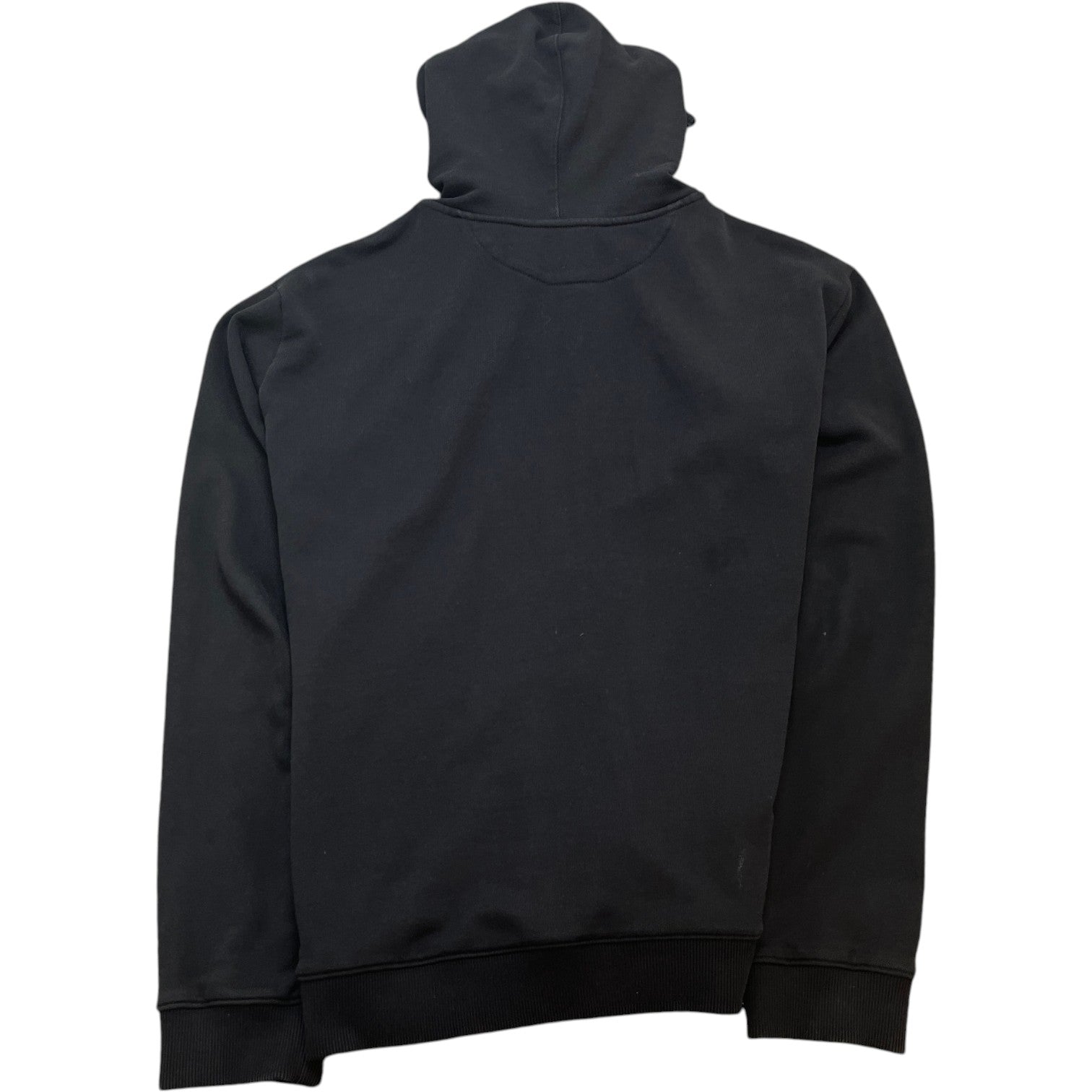 Men's Logo Print Hoodie Black Size XL