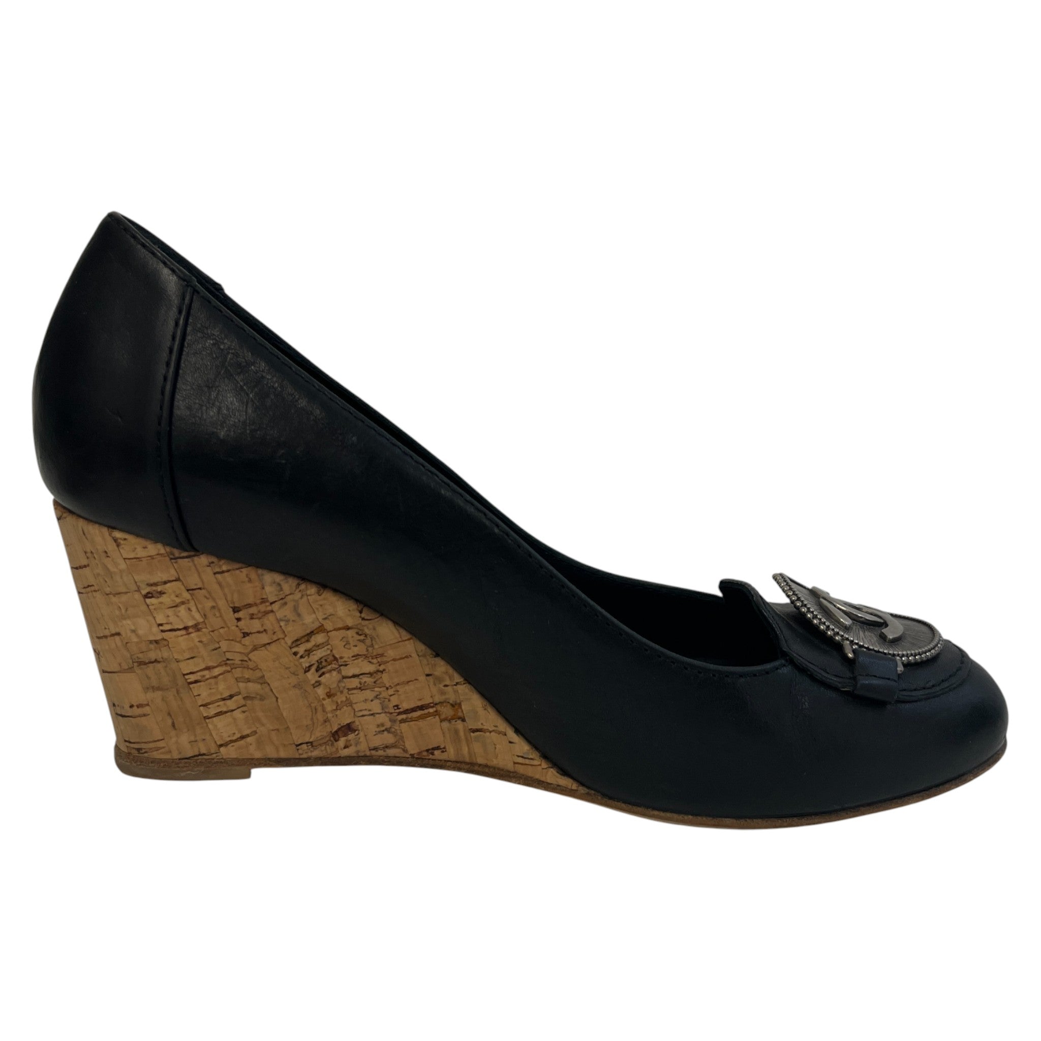 Women's Cc Wedge Mules Black Size EU 35.5 / UK 2.5