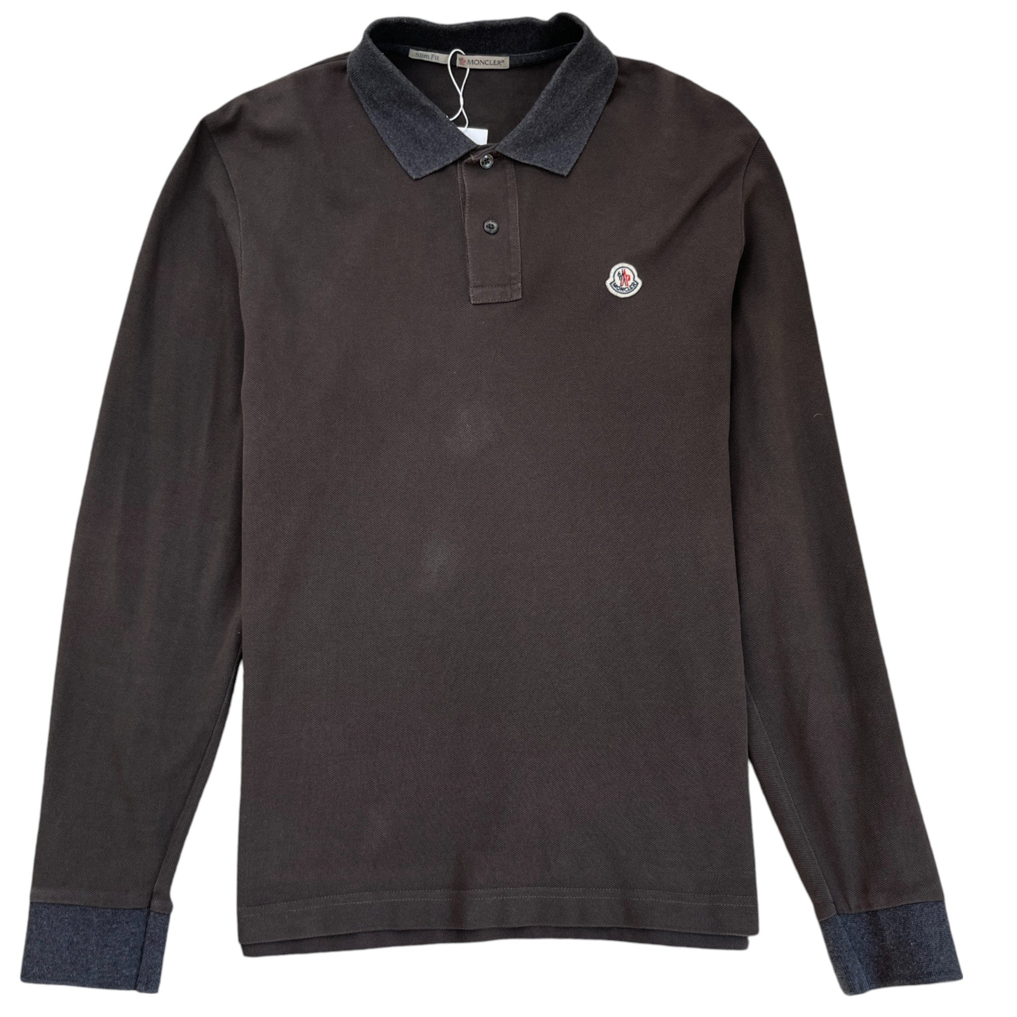 Men's Maglia Polo Shirt Brown Size L